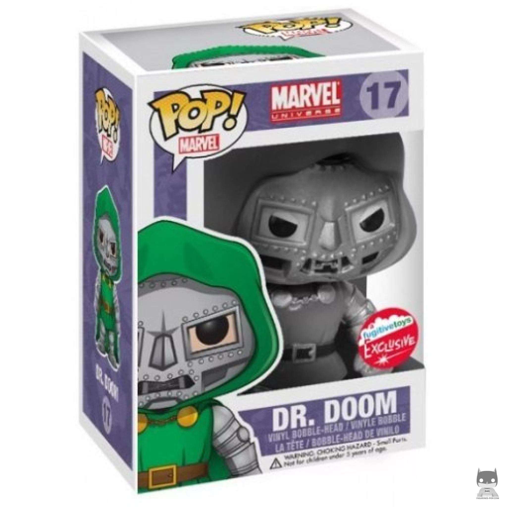 Figurine Funko POP Dr. Doom (Noir & Blanc) avec boîte