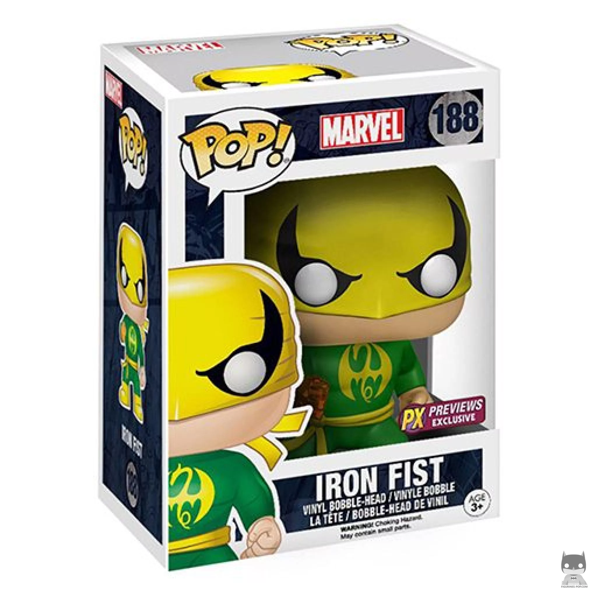 Figurine Funko POP Iron Fist avec boîte