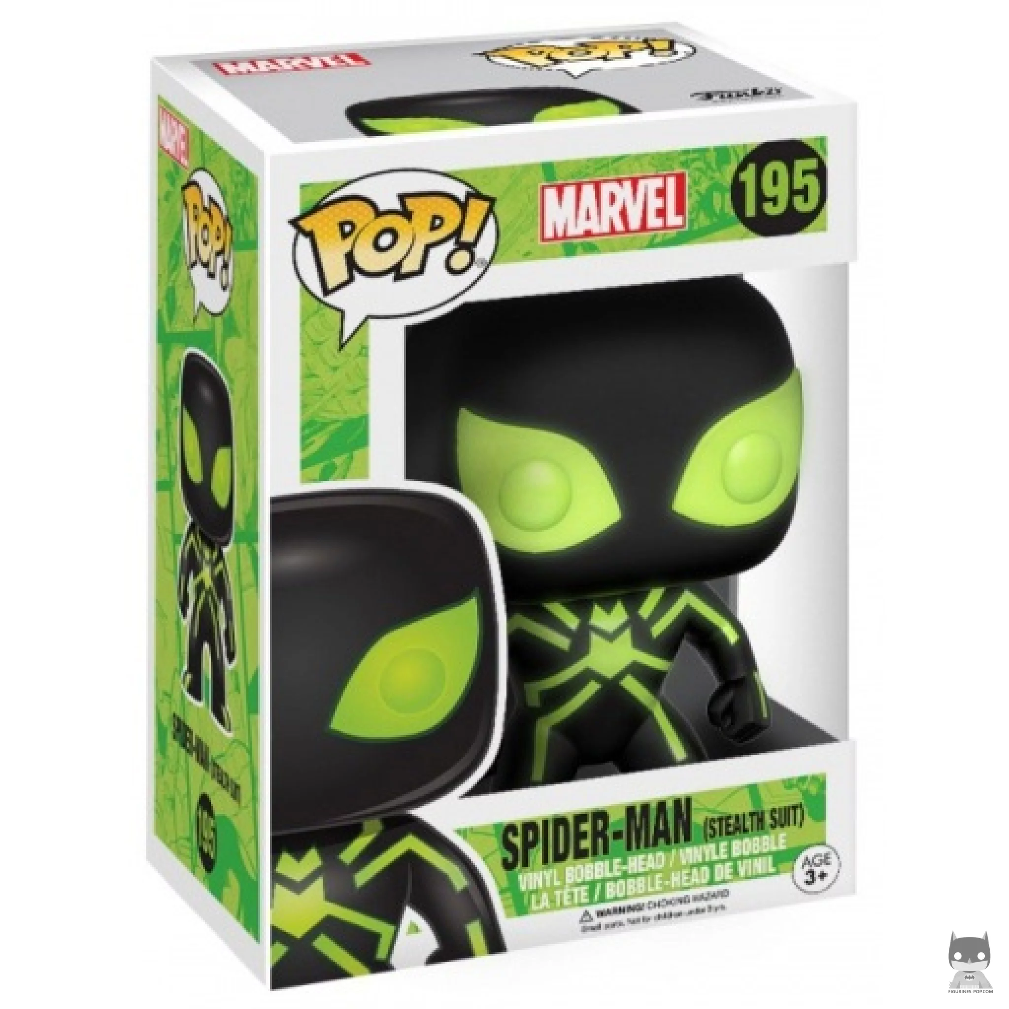 Figurine Funko POP Spider-Man (Combinaison d'Inflitration) avec boîte
