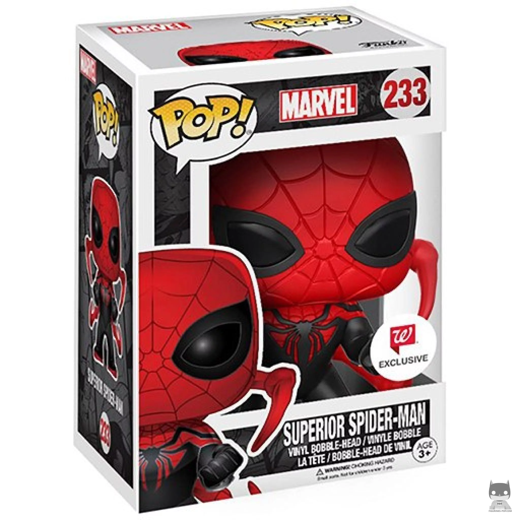 Figurine Funko POP Spider-Man (Supérieur) avec boîte