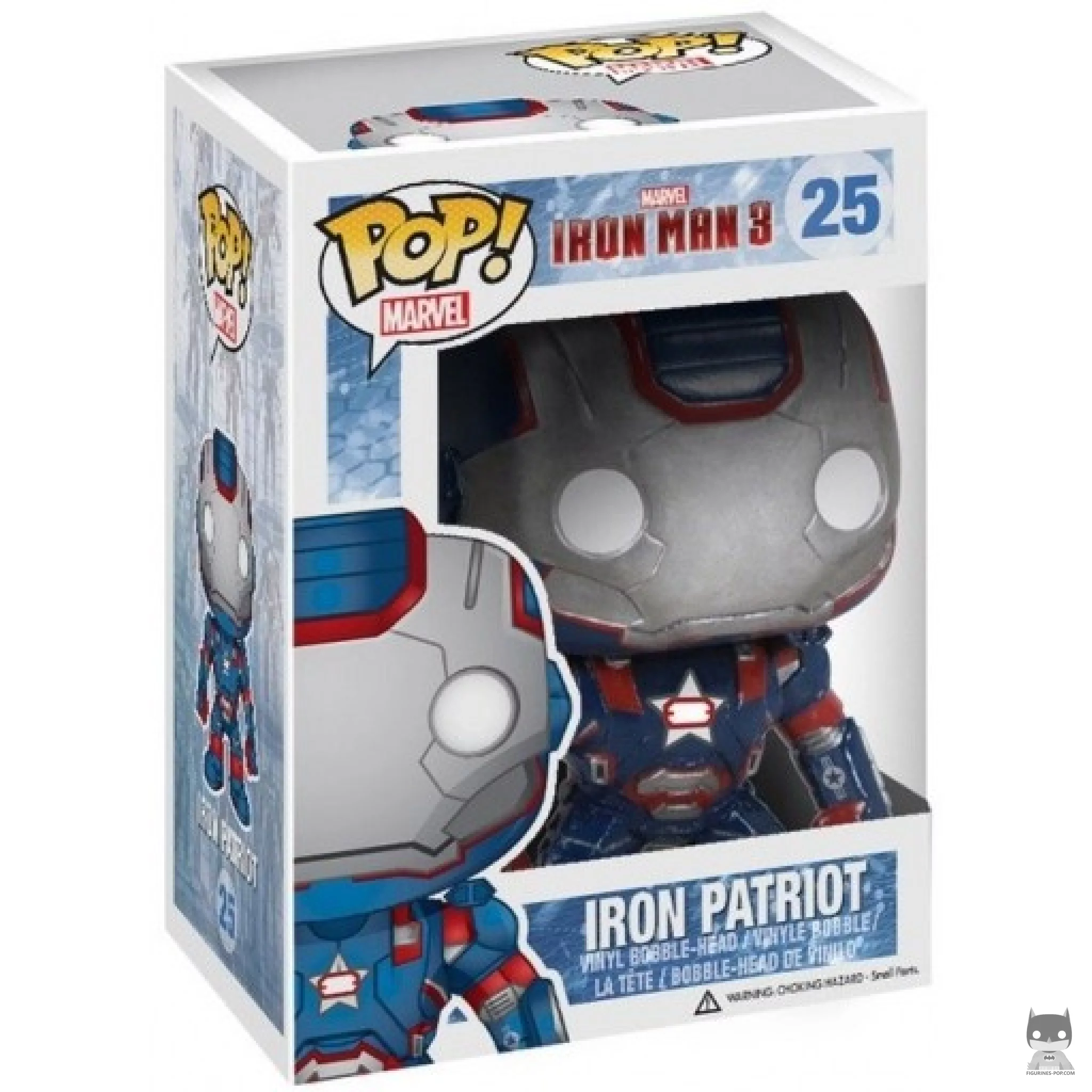 Figurine Funko POP Iron Patriot avec boîte