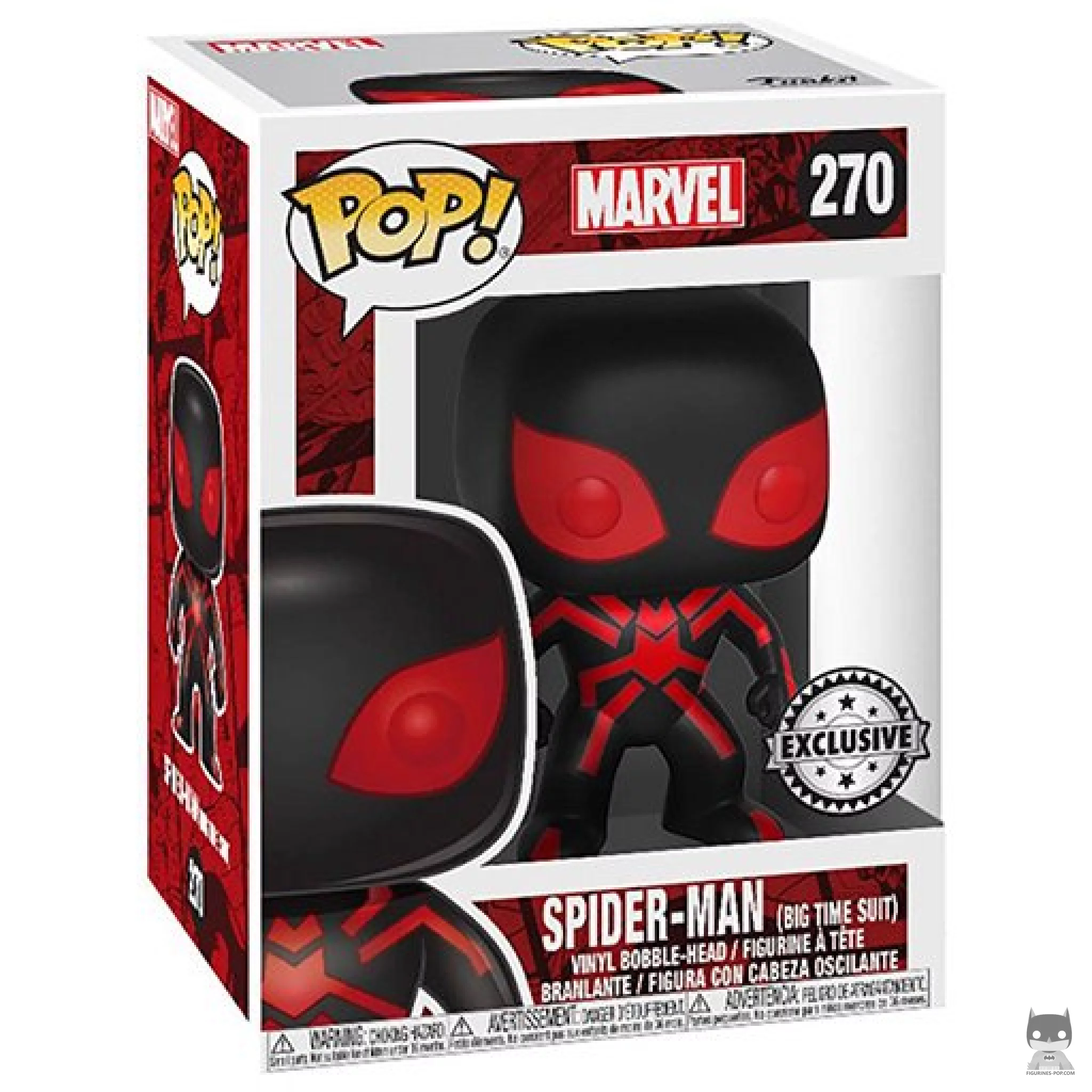 Figurine Funko POP Spider-Man (Combinaison des grands moments) avec boîte