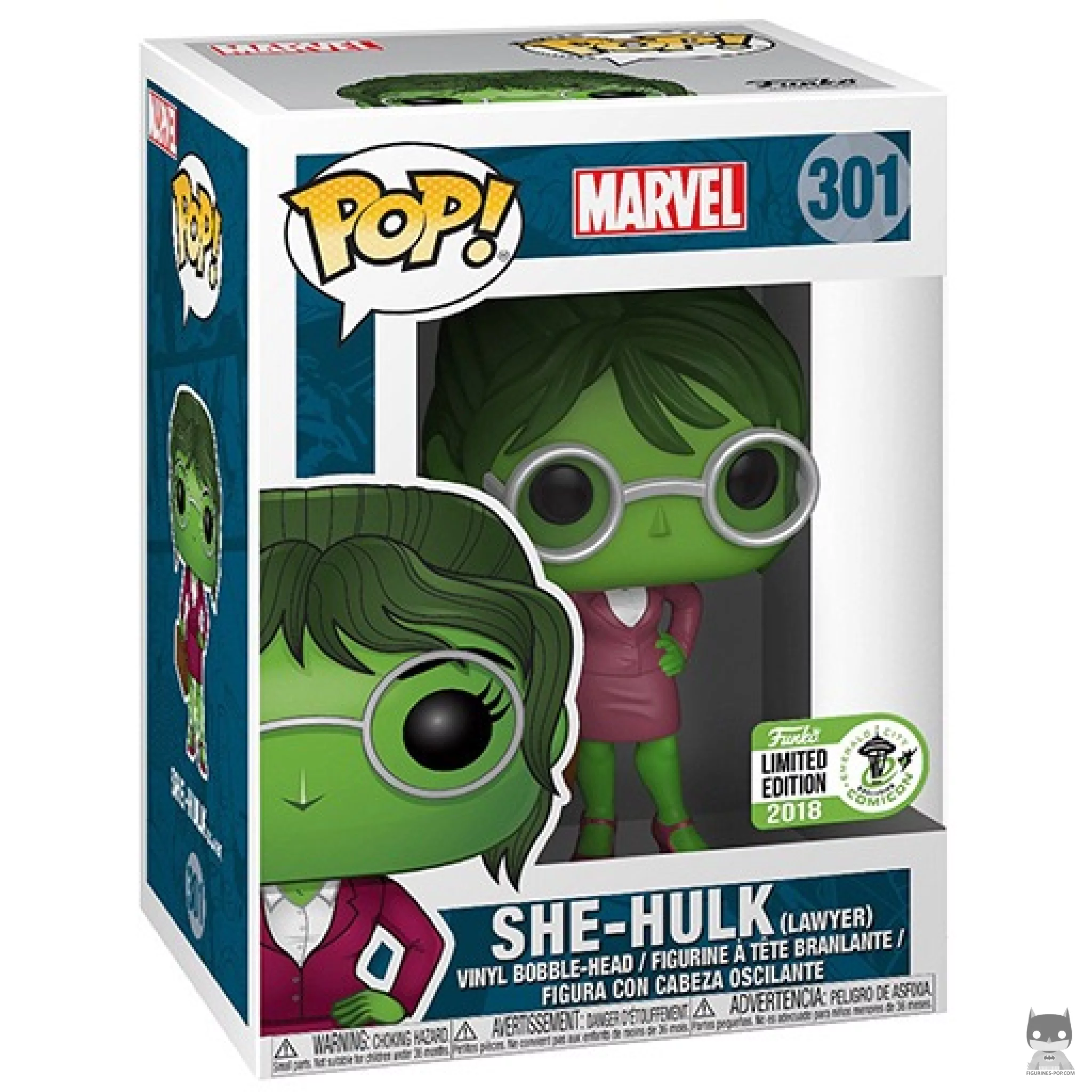 Figurine Funko POP She-Hulk (Avocat) avec boîte