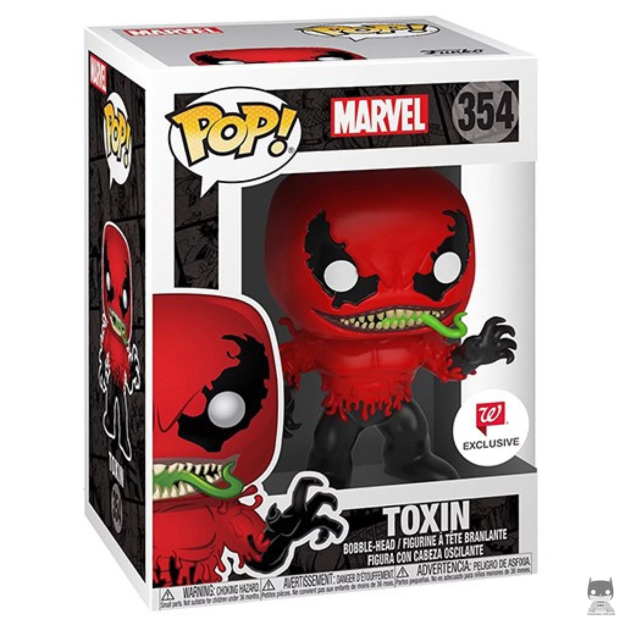 Figurine Funko POP Toxin avec boîte