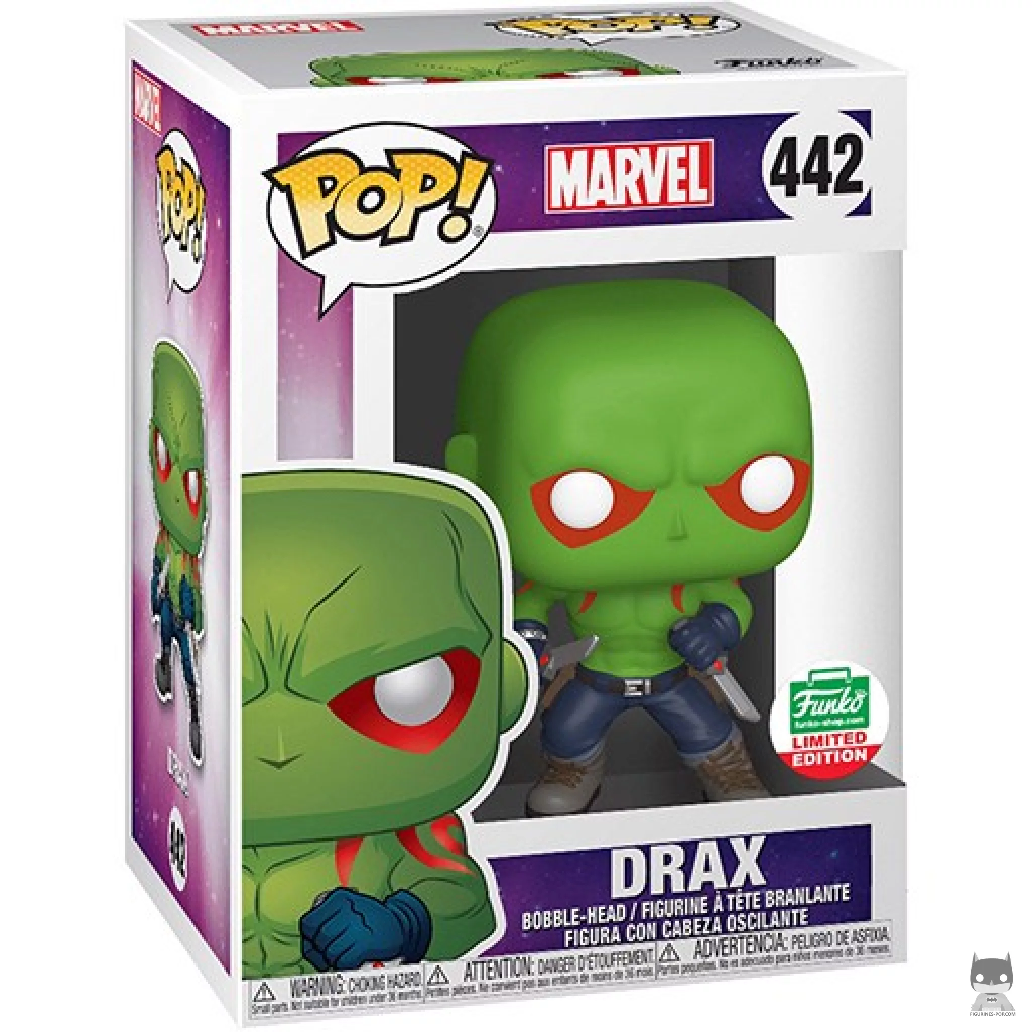 Figurine Funko POP Drax avec boîte