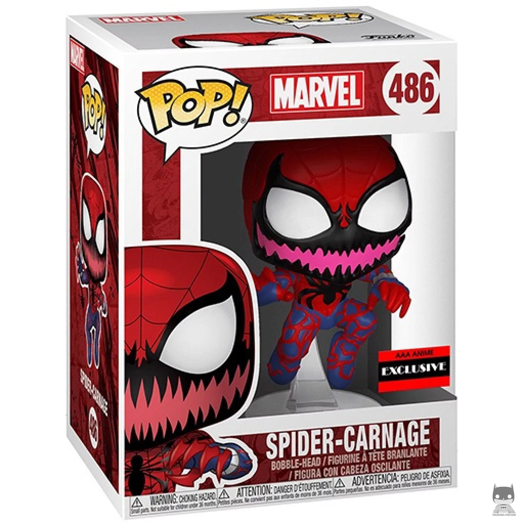 Figurine Funko POP Spider-Carnage avec boîte