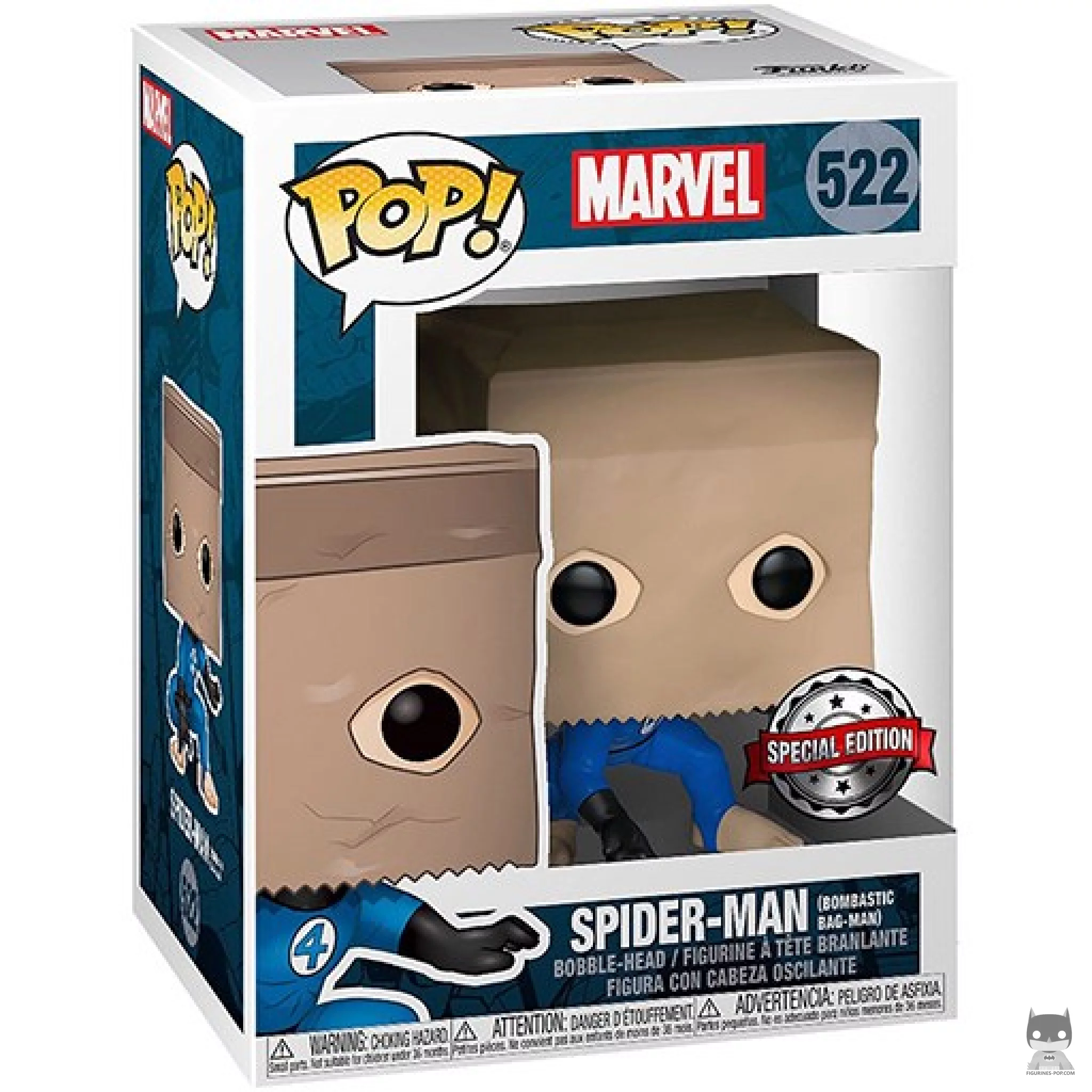 Figurine Funko POP Spider-Man (Bombastic Bag-Man) avec boîte