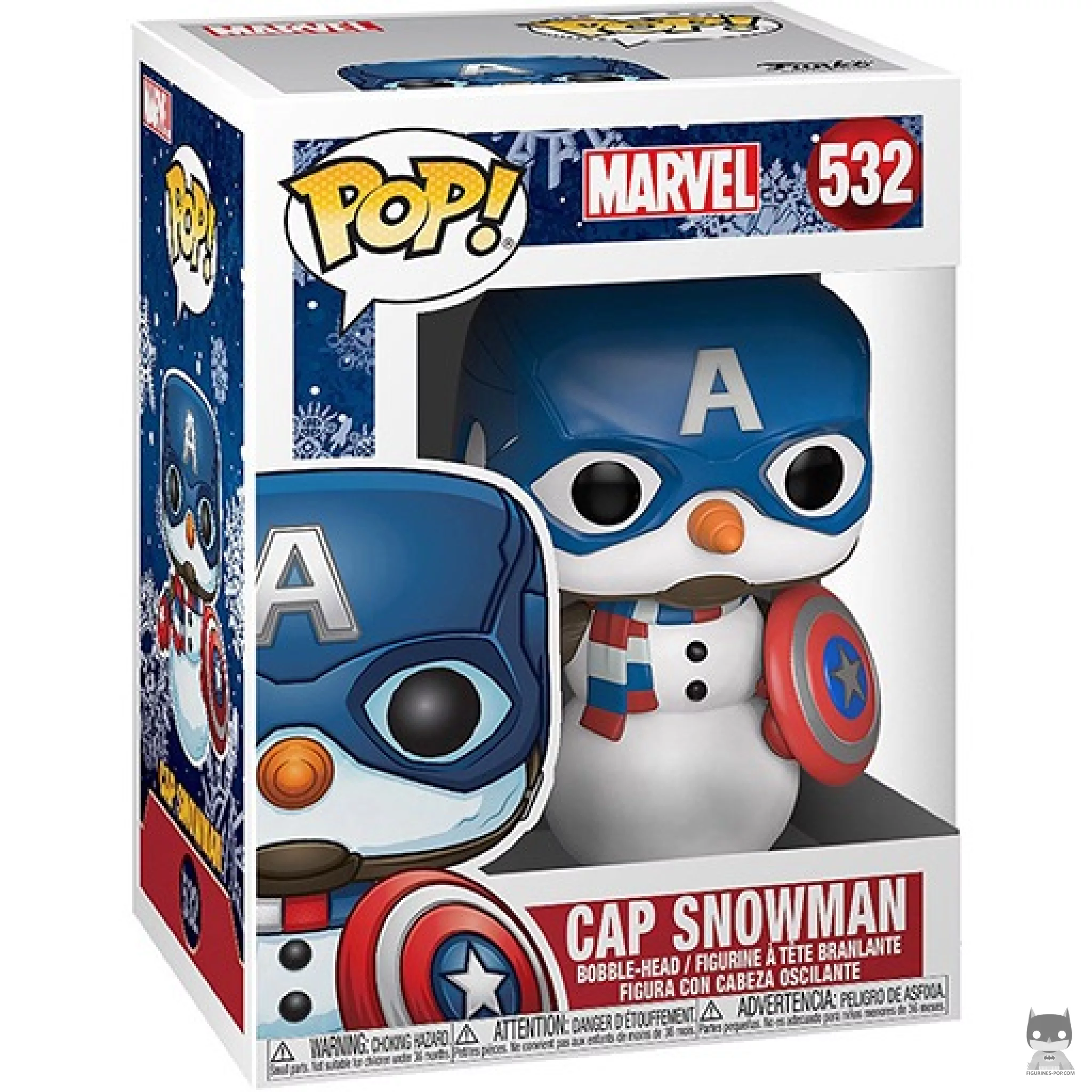 Figurine Funko POP Cap Snowman avec boîte