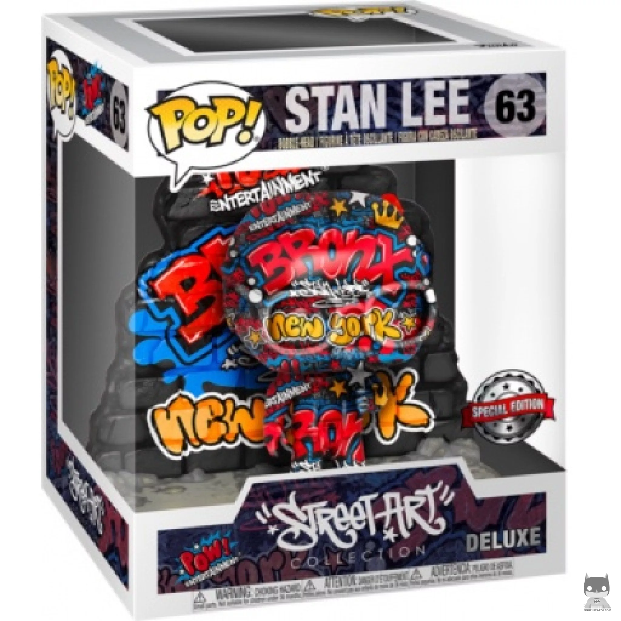 Figurine Funko POP Street Art Stan Lee avec boîte