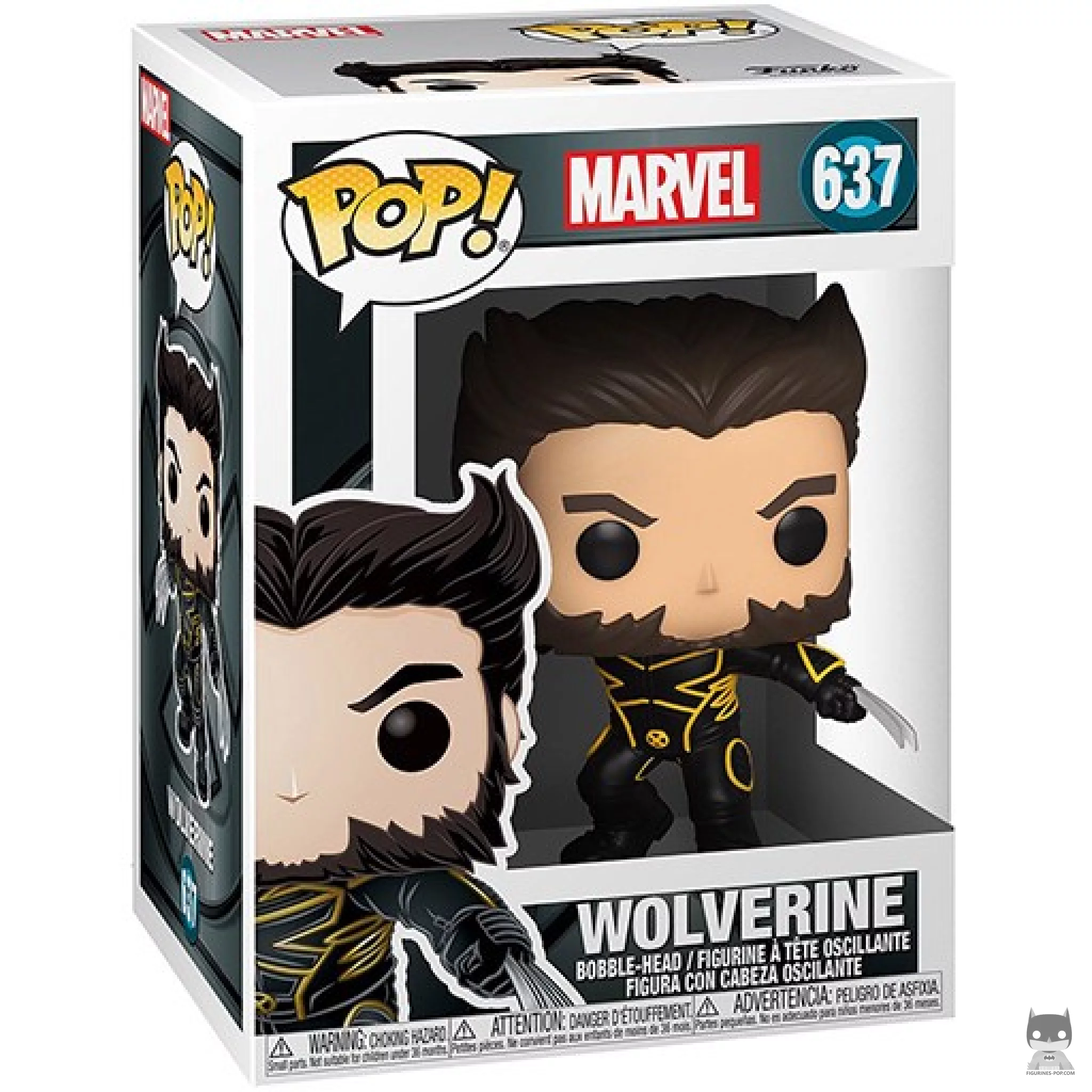 Figurine Funko POP Wolverine avec boîte