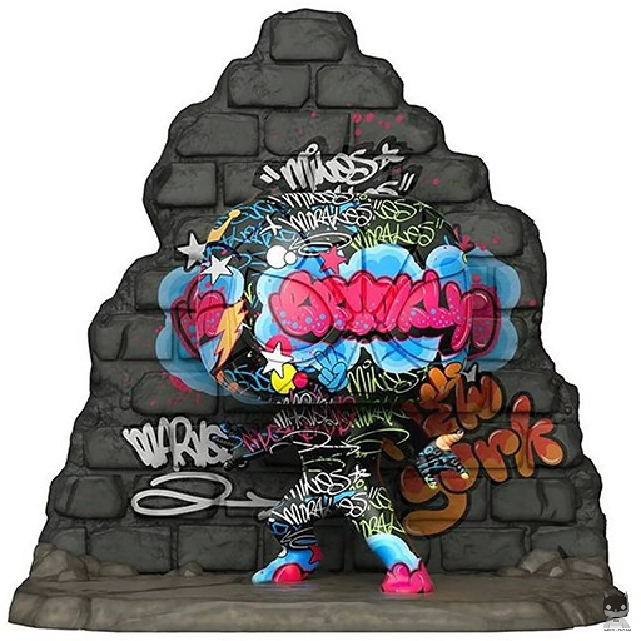 Figurine Funko POP Miles Morales Street Art (Supersized) (Marvel Comics)