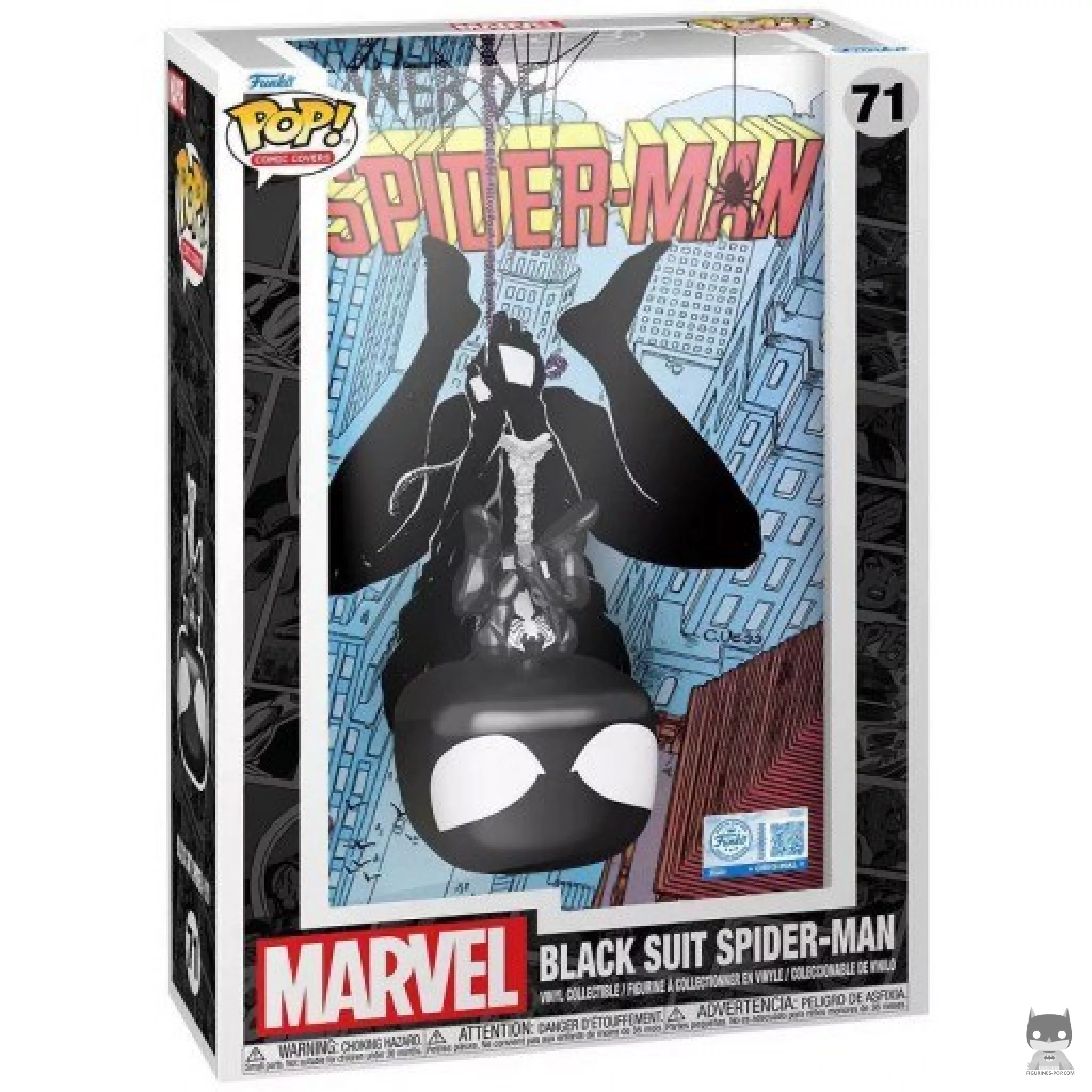 Figurine Funko POP Spider-Man Costume Noir avec boîte