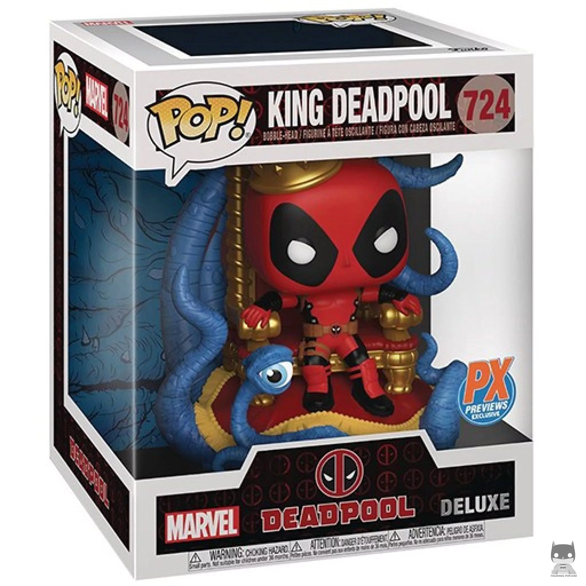 Figurine Funko POP Roi Deadpool (Supersized) avec boîte