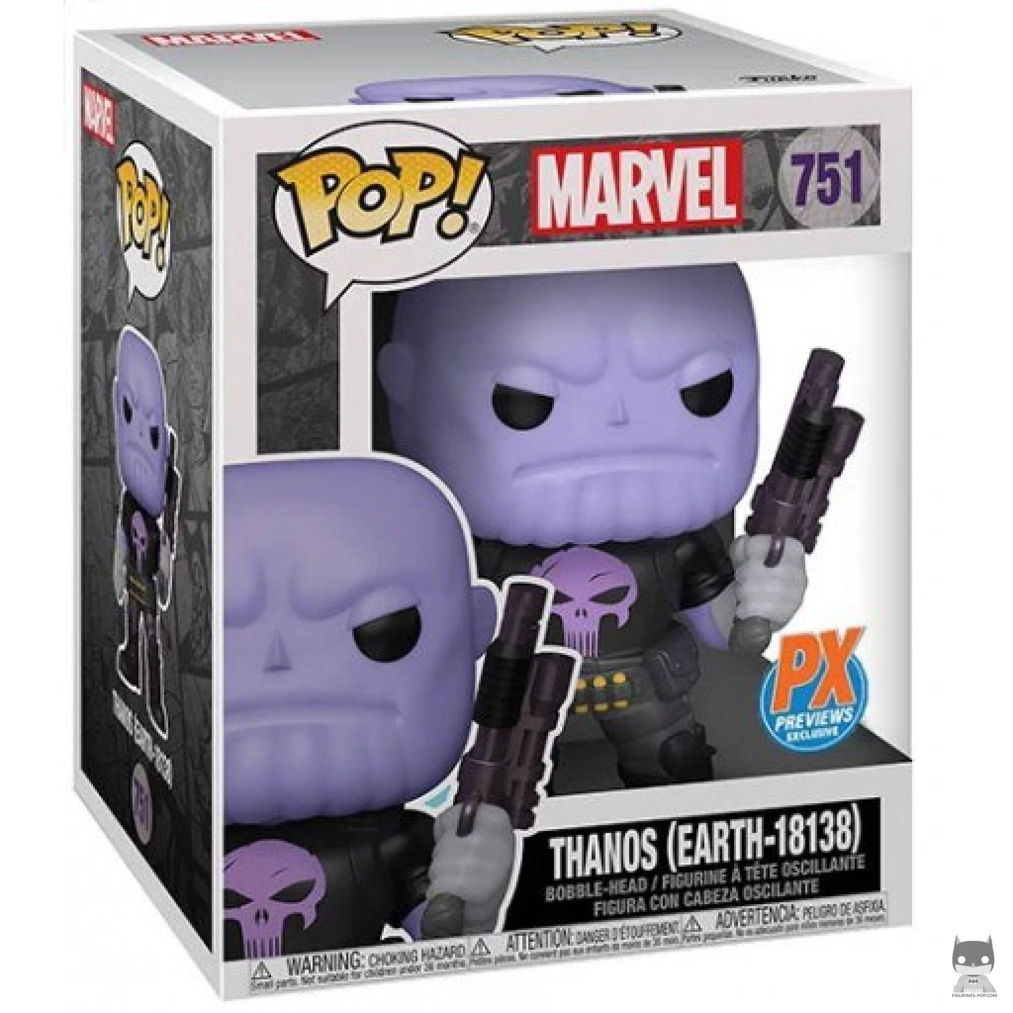 Figurine Funko POP Thanos (Earth-18138) avec boîte