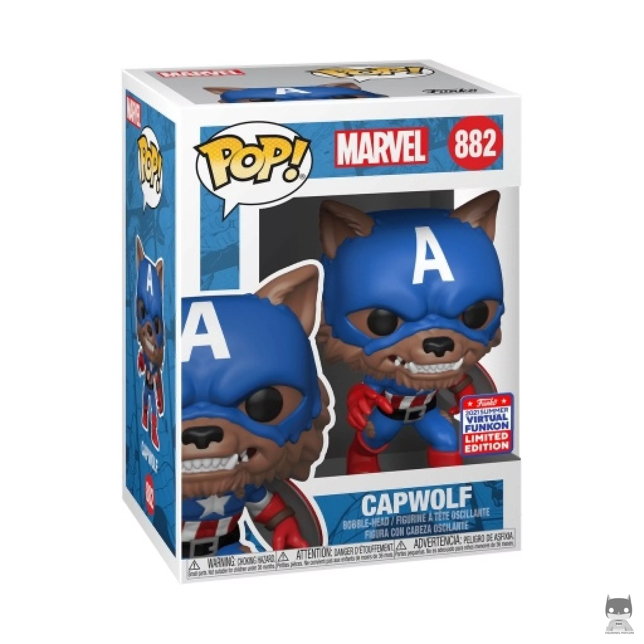 Figurine Funko POP Capwolf avec boîte