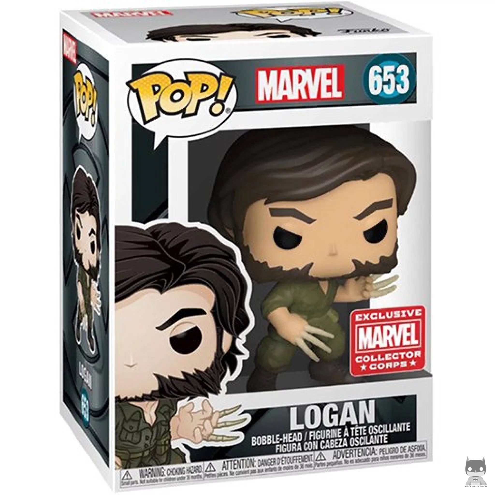 Figurine Funko POP Logan avec boîte