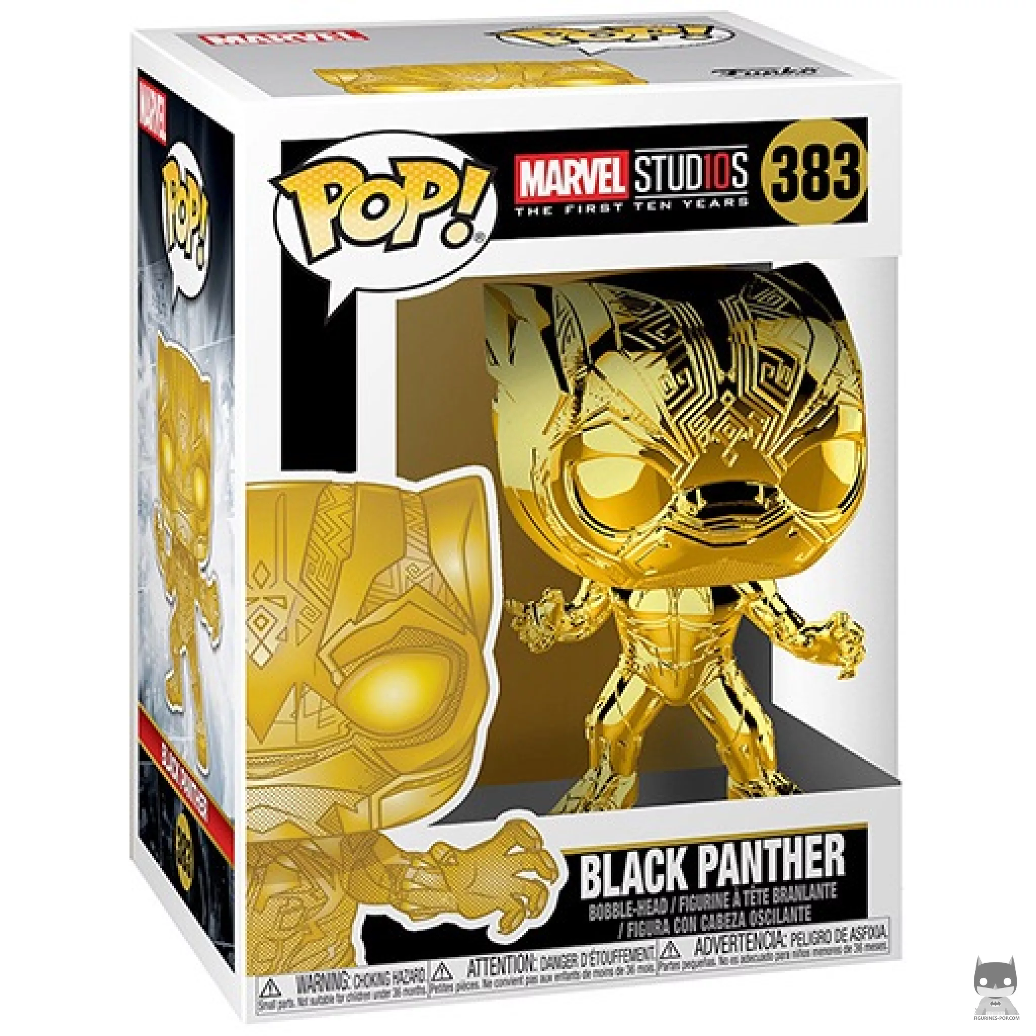 Figurine Funko POP Black Panther (Or) avec boîte