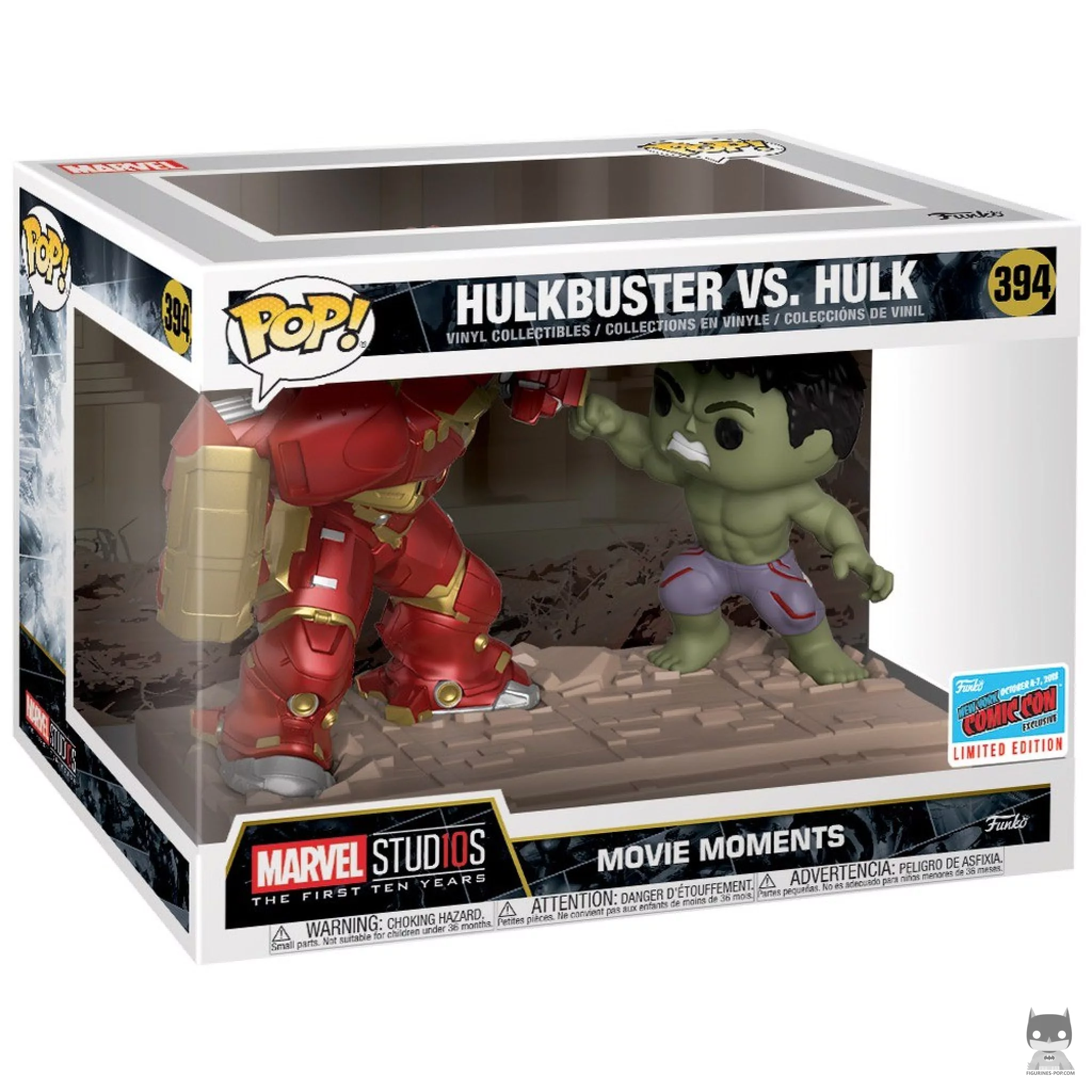 Figurine Funko POP Hulkbuster vs Hulk avec boîte