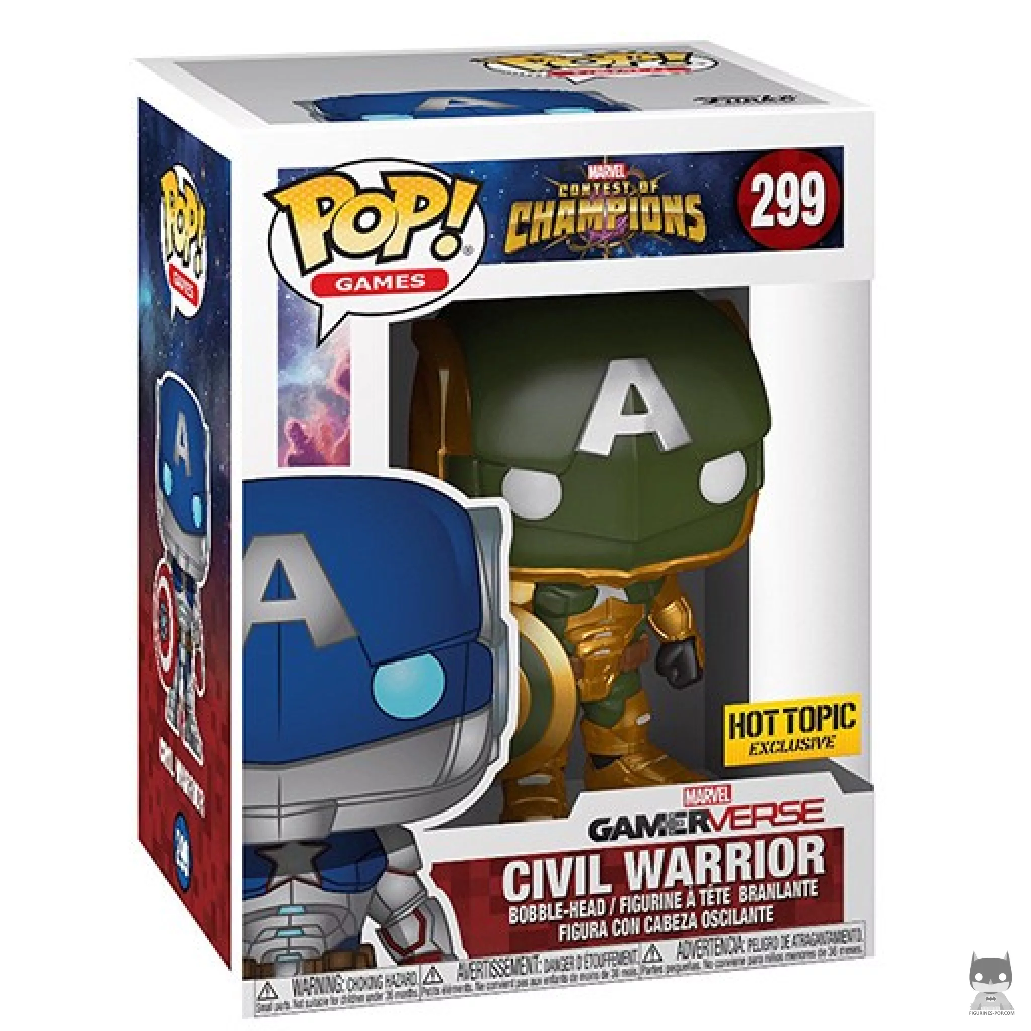 Figurine Funko POP Civil Warrior (Vert) avec boîte