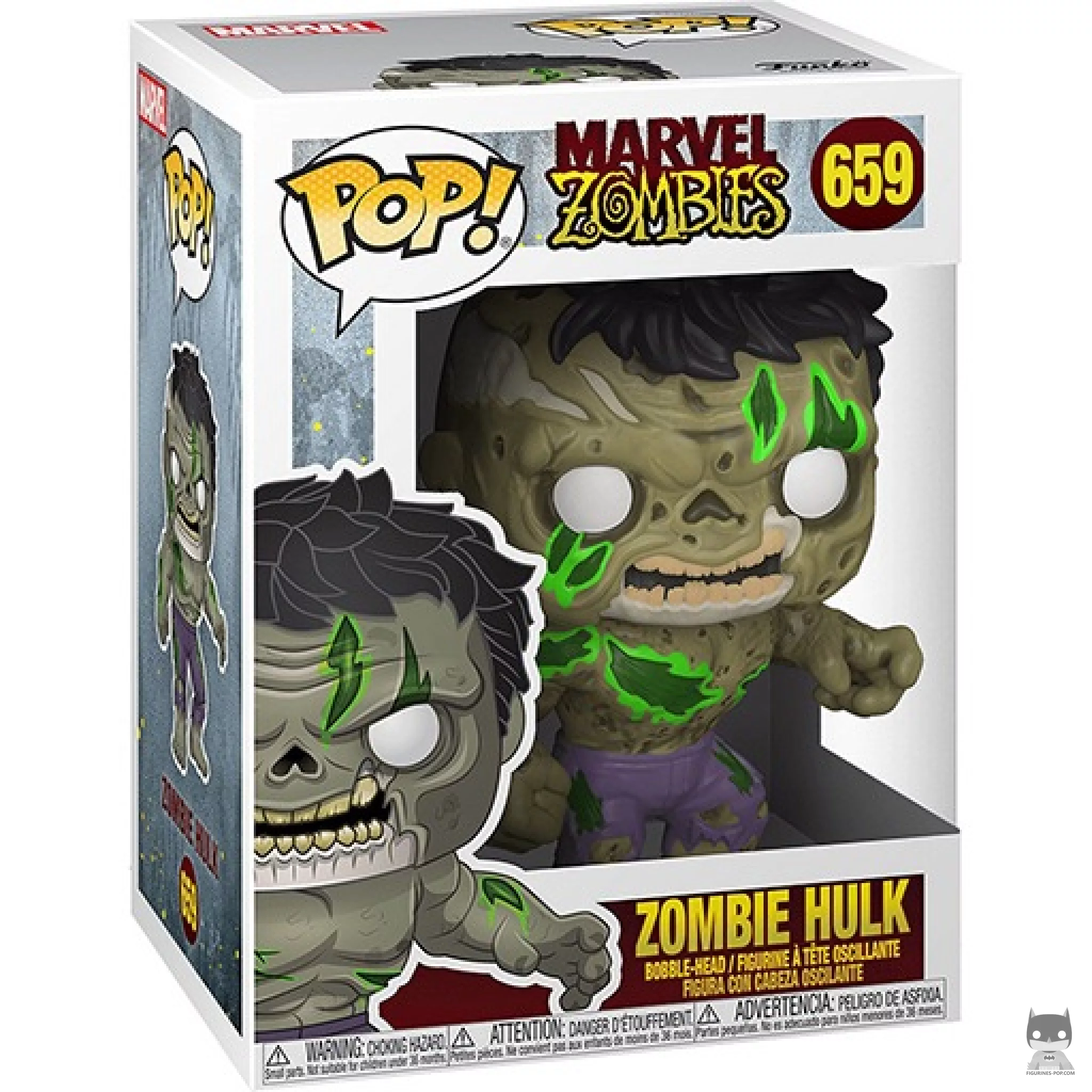 Figurine Funko POP Hulk Zombie avec boîte