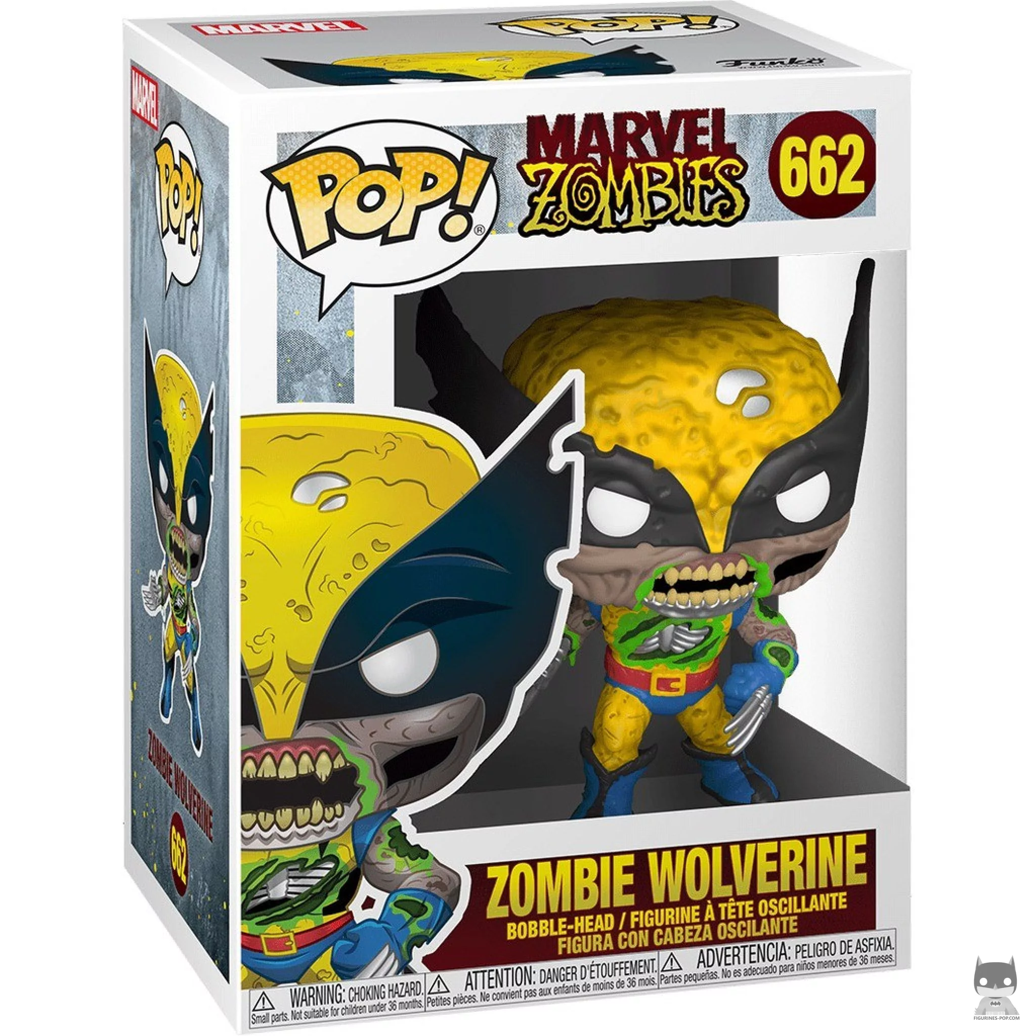 Figurine Funko POP Wolverine Zombie avec boîte