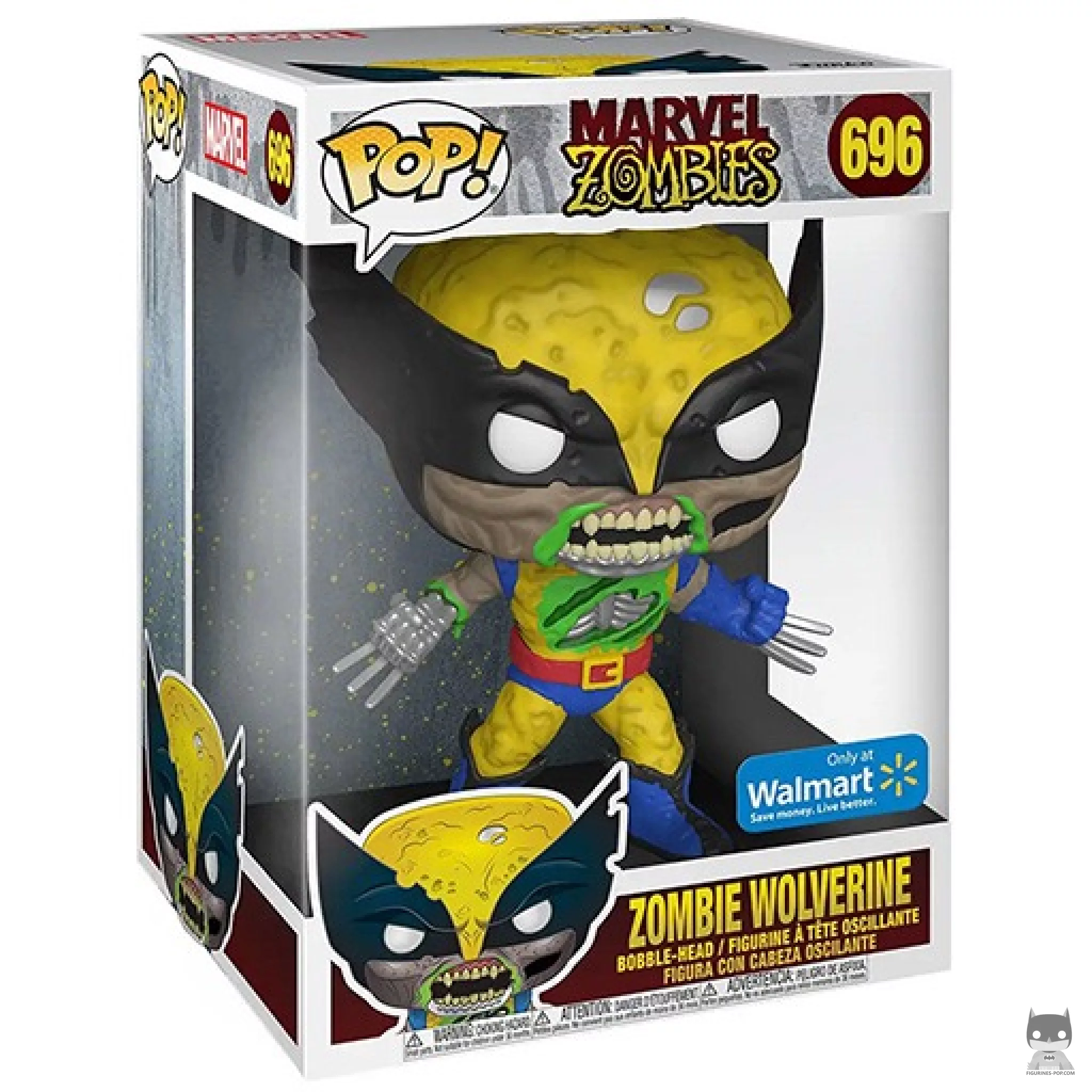 Figurine Funko POP Wolverine Zombie (Supersized) avec boîte