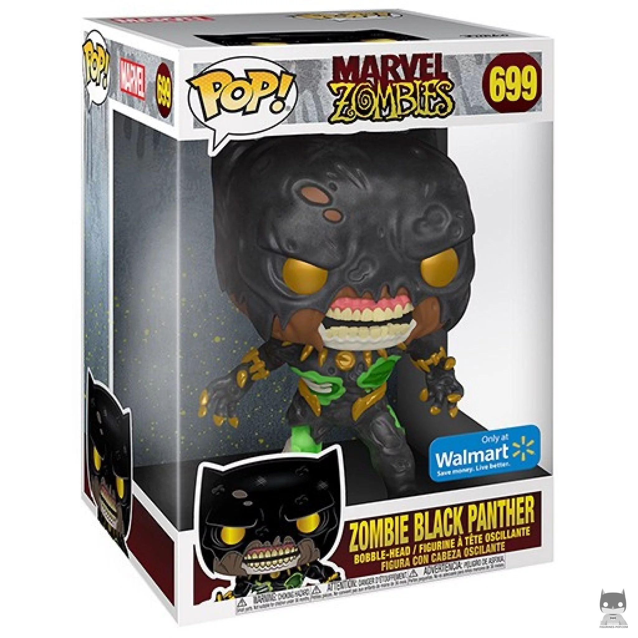 Figurine Funko POP Black Panther Zombie (Supersized) avec boîte