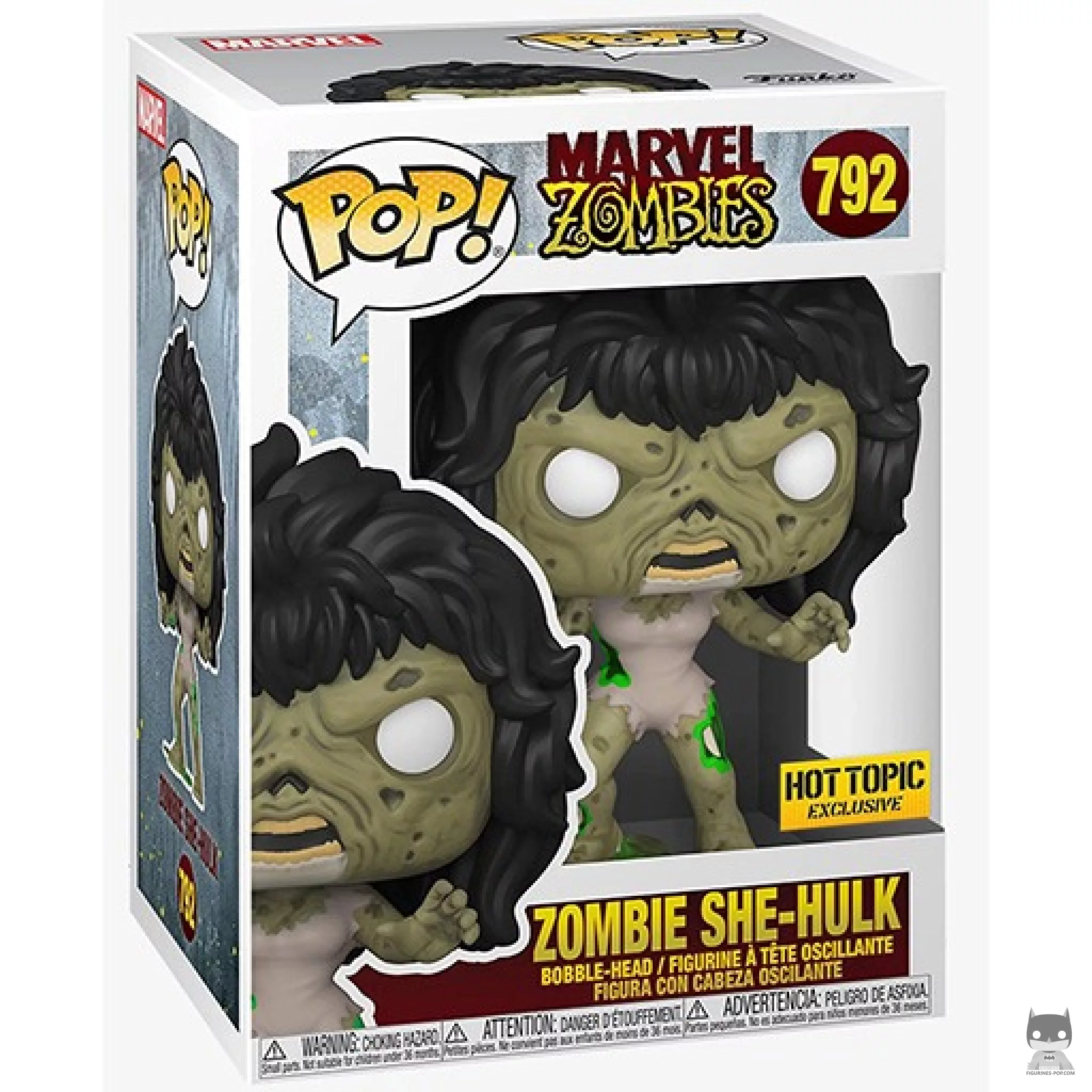 Figurine Funko POP She-Hulk Zombie avec boîte