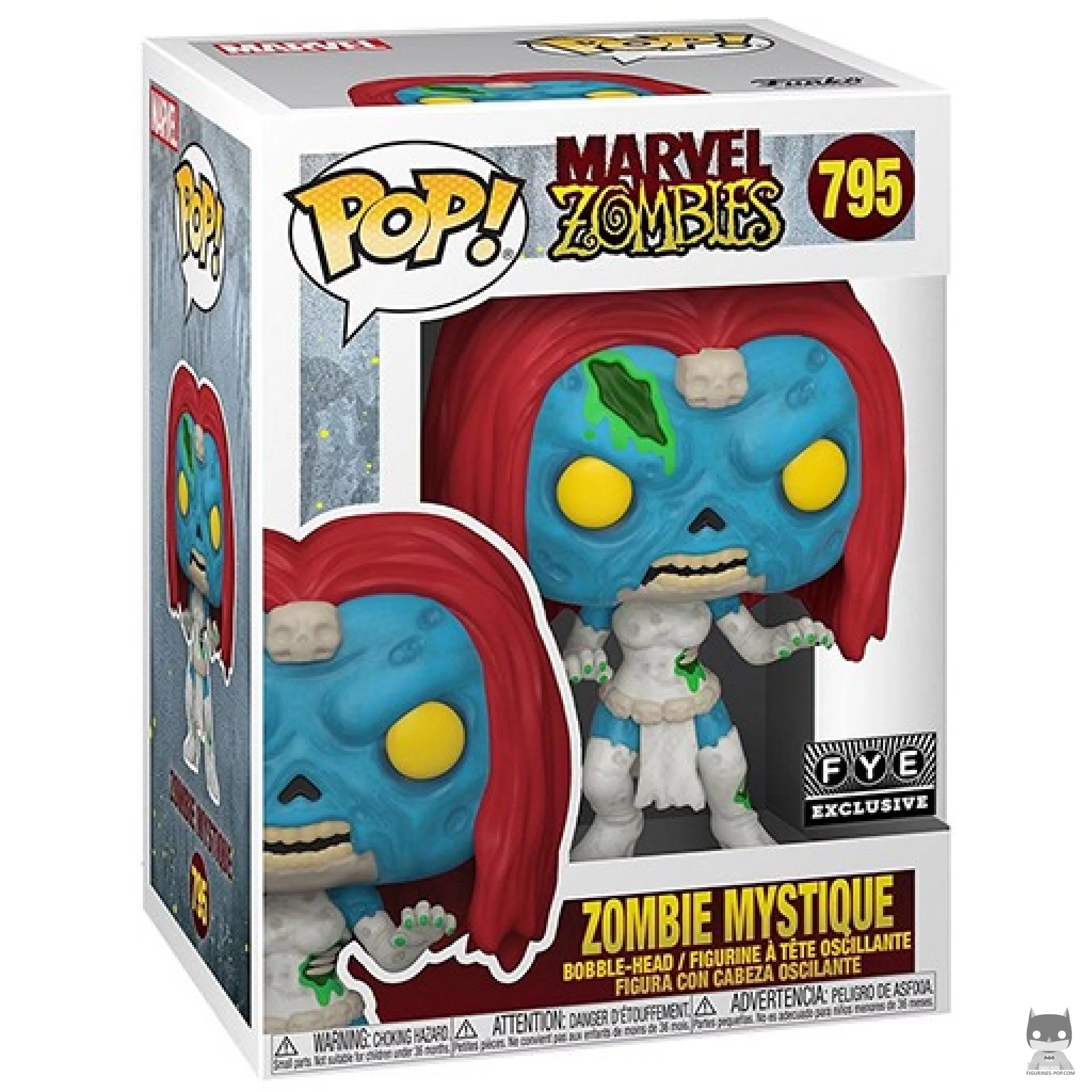 Figurine Funko POP Mystique Zombie avec boîte