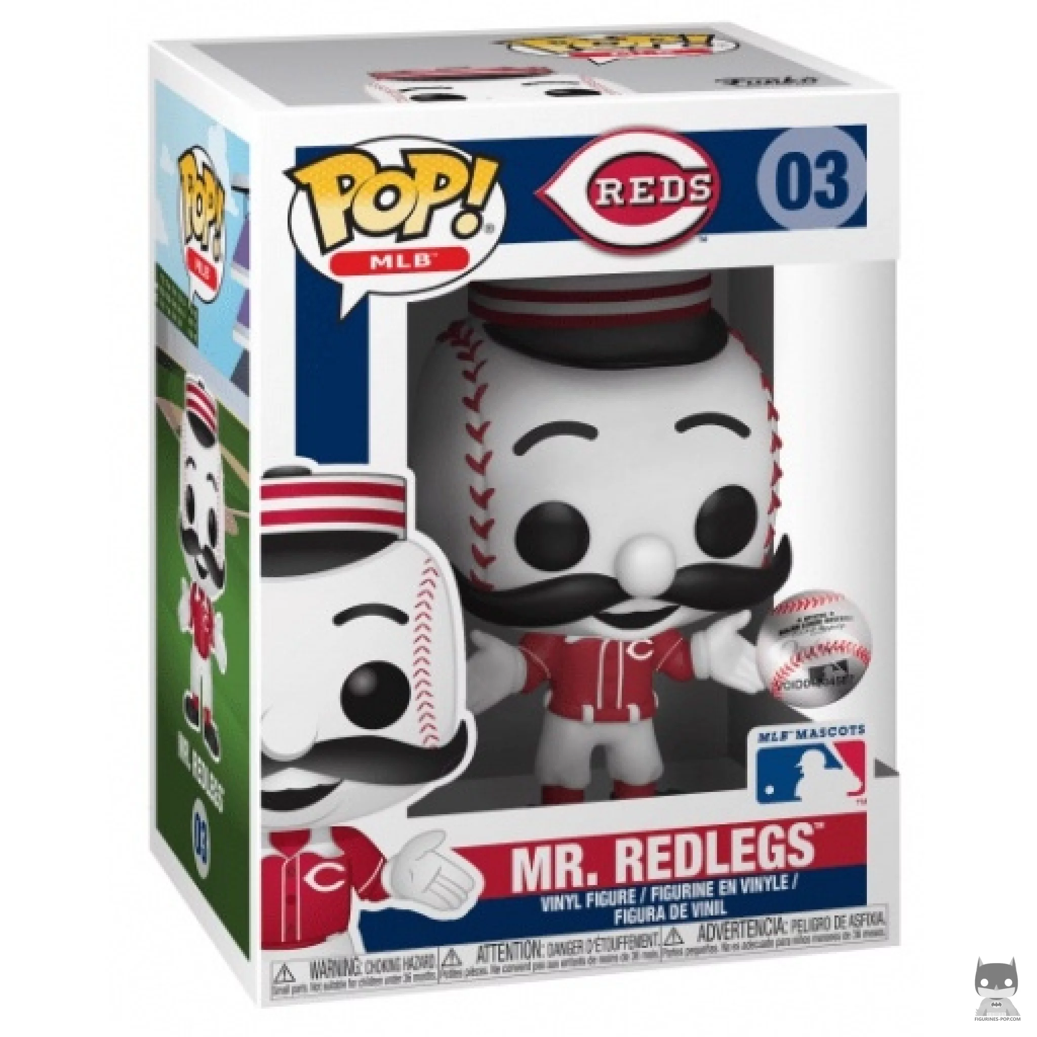 Figurine Funko POP Mr. Redlegs (Rouge) avec boîte