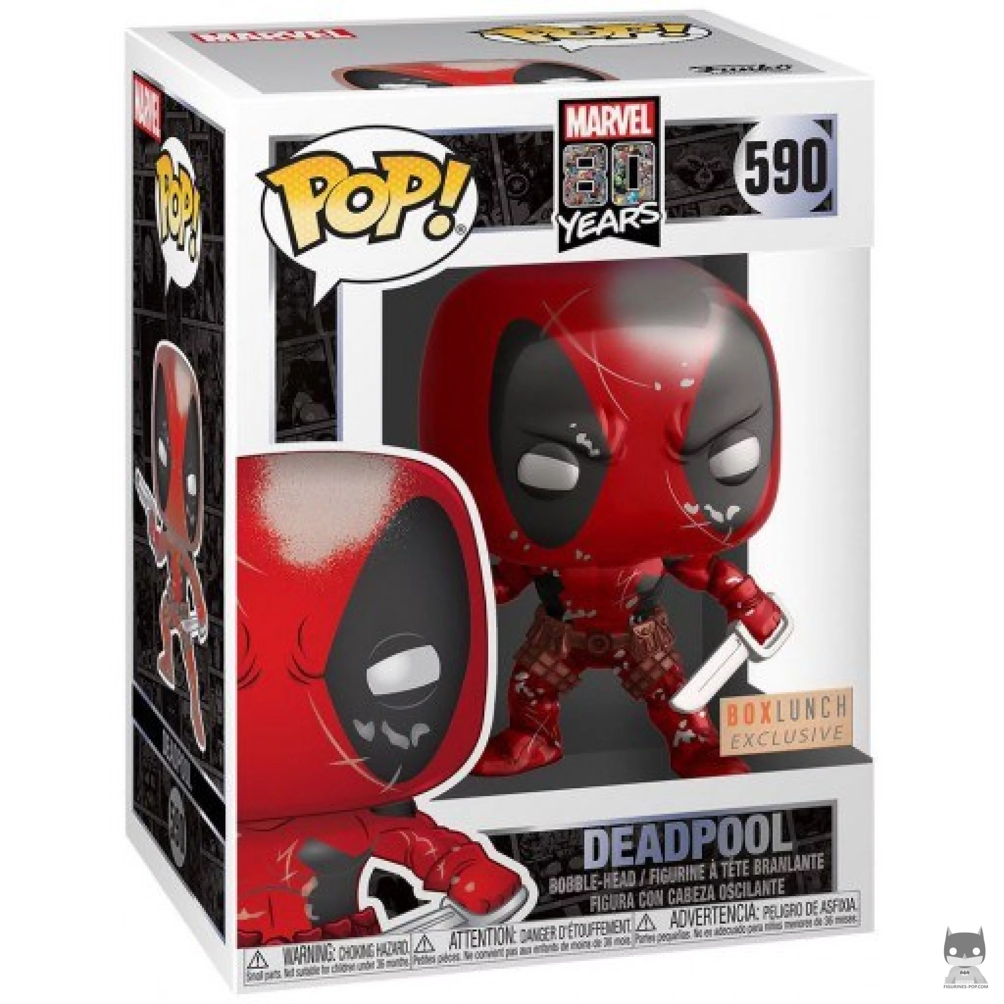 Figurine Funko POP Leatherface avec masque de jolie femme (Bloody & Chase) avec boîte