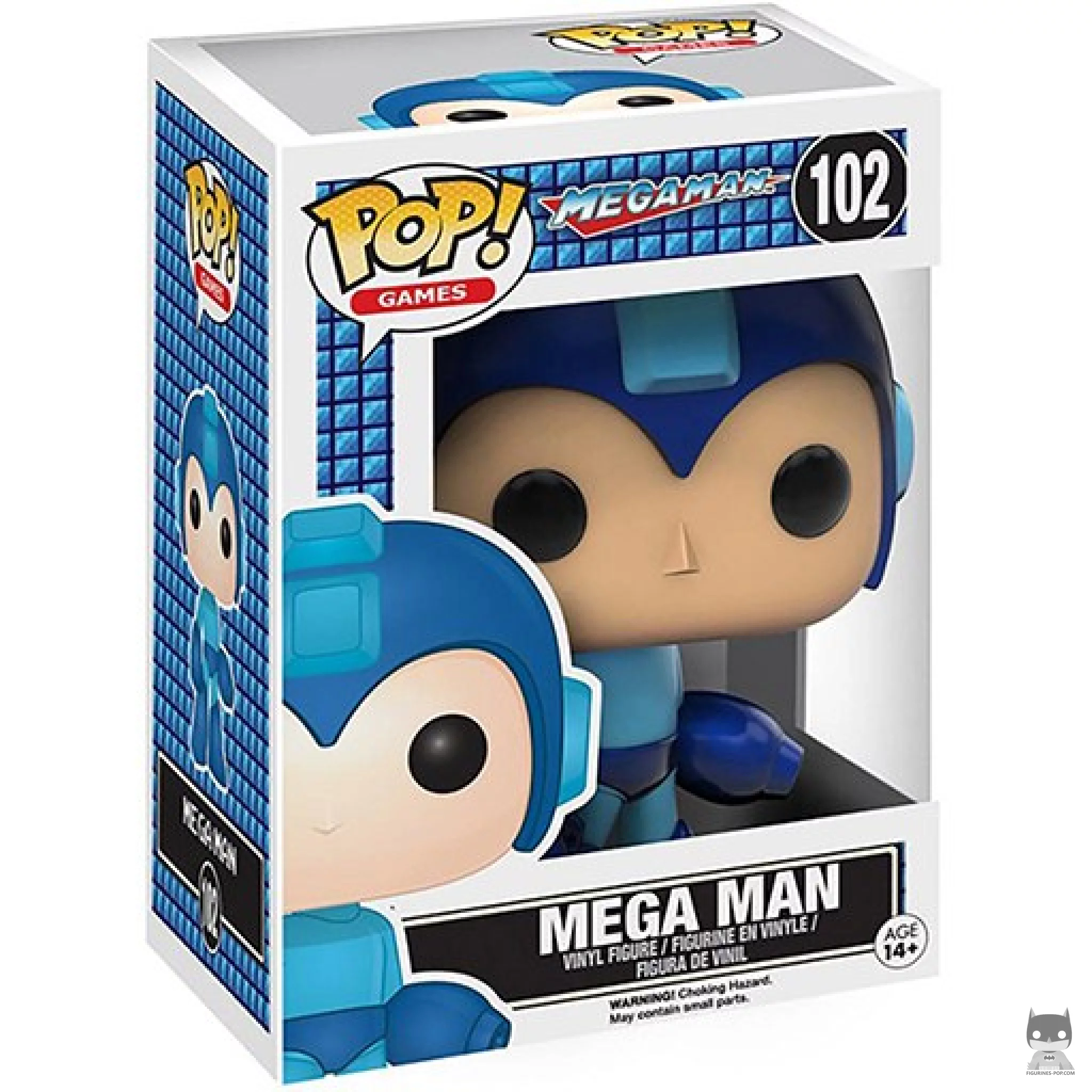 Figurine Funko POP Mega Man avec boîte