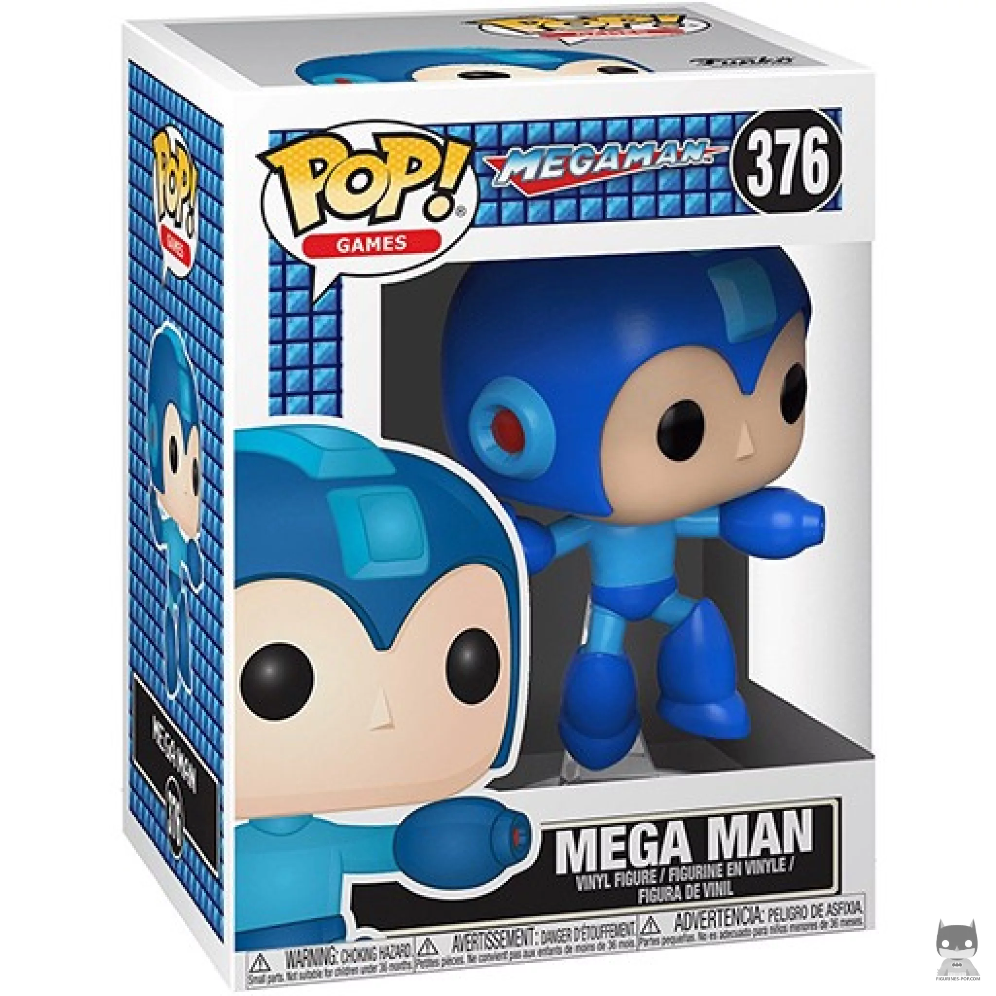 Figurine Funko POP Mega Man (Saut) avec boîte