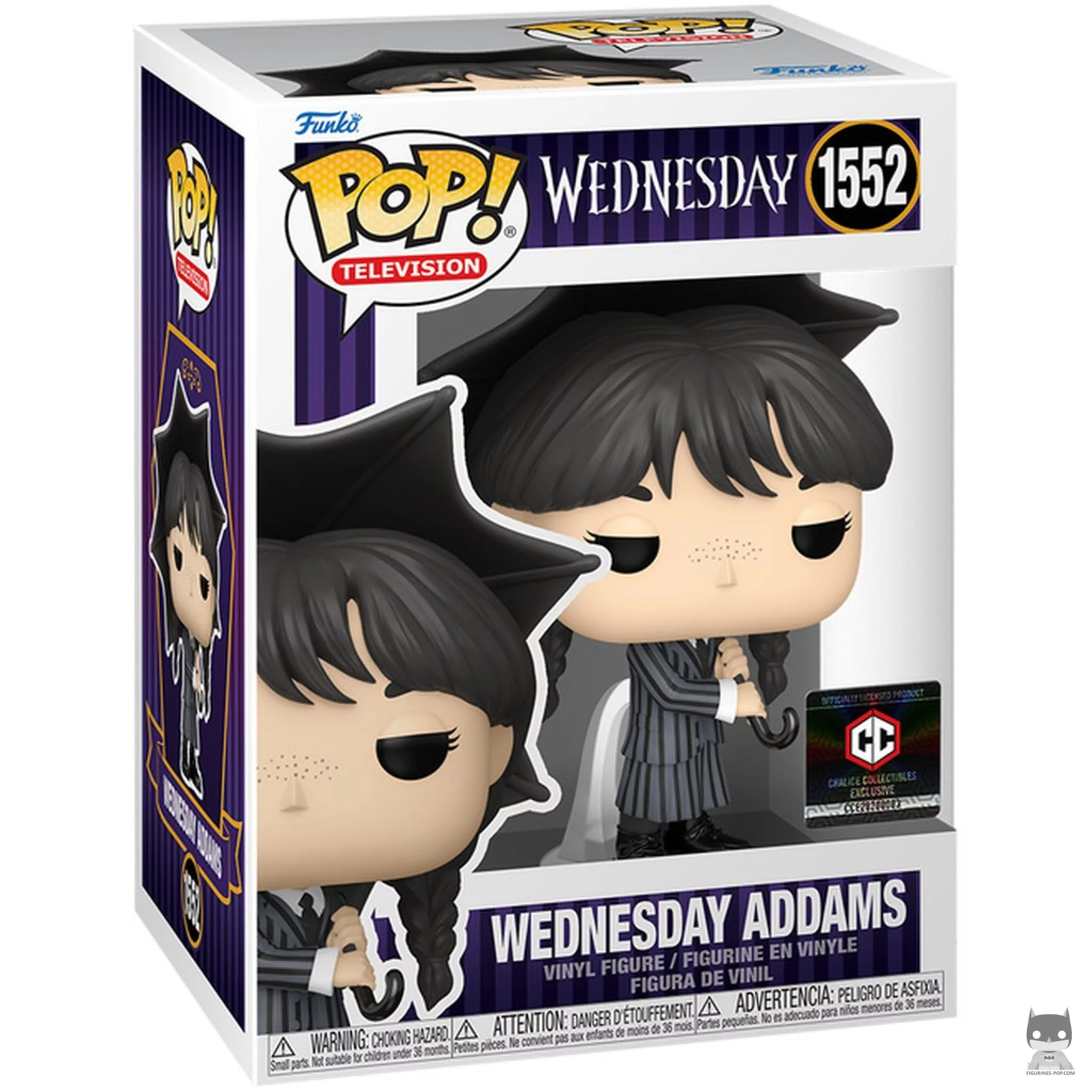 Figurine Funko POP Mercredi Addams avec Parapluie avec boîte