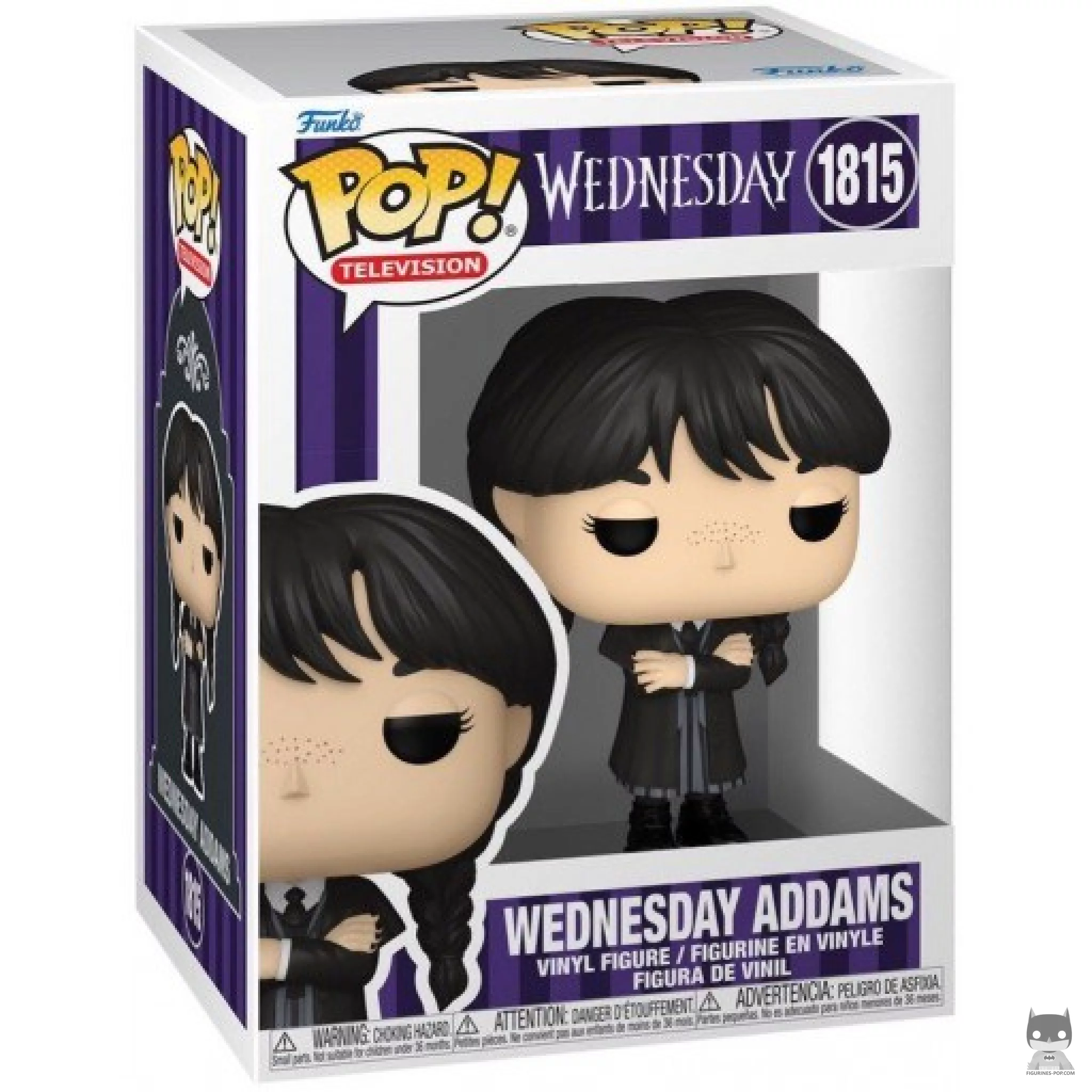 Figurine Funko POP Mercredi Addams avec boîte