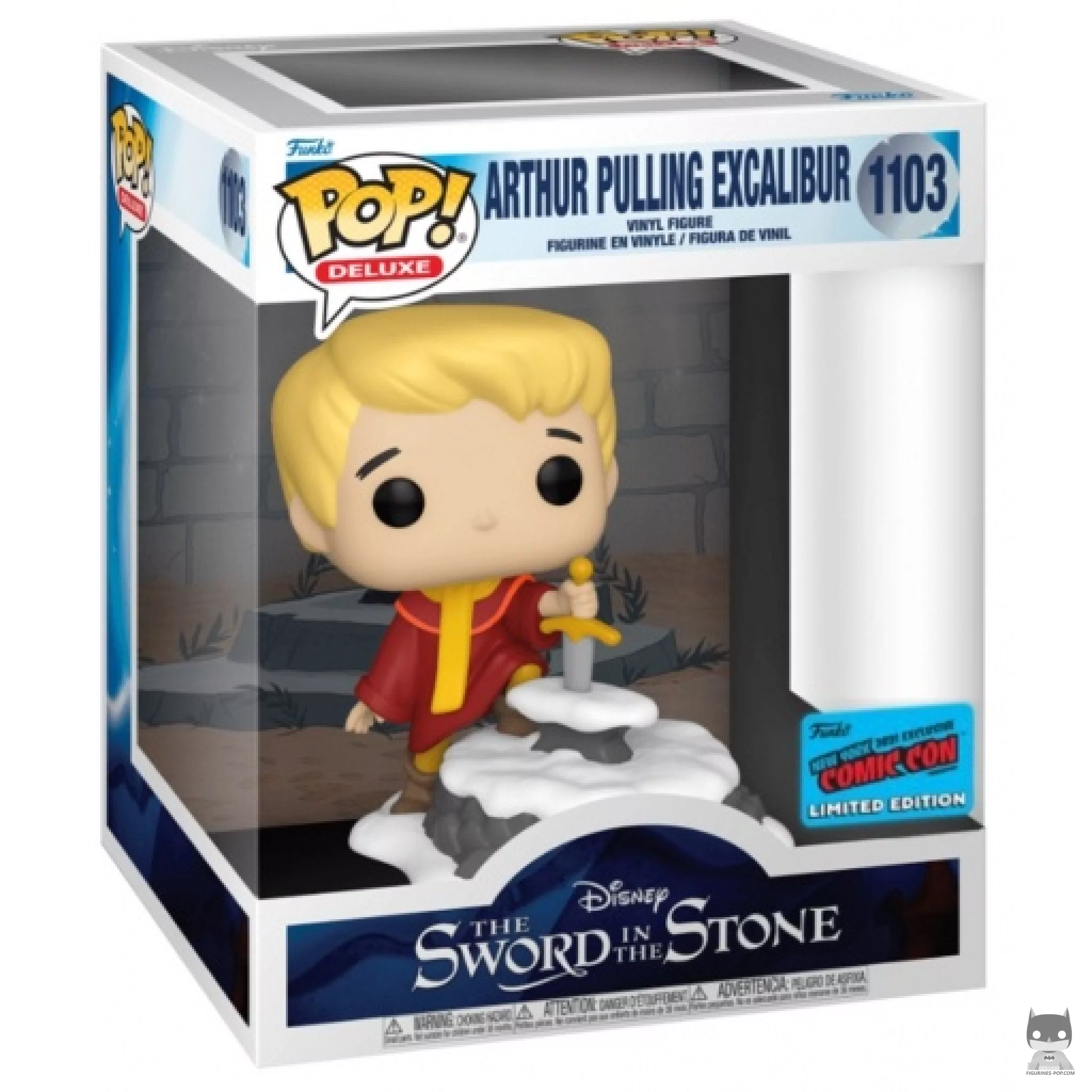 Figurine Funko POP Arthur tirant Excalibur avec boîte
