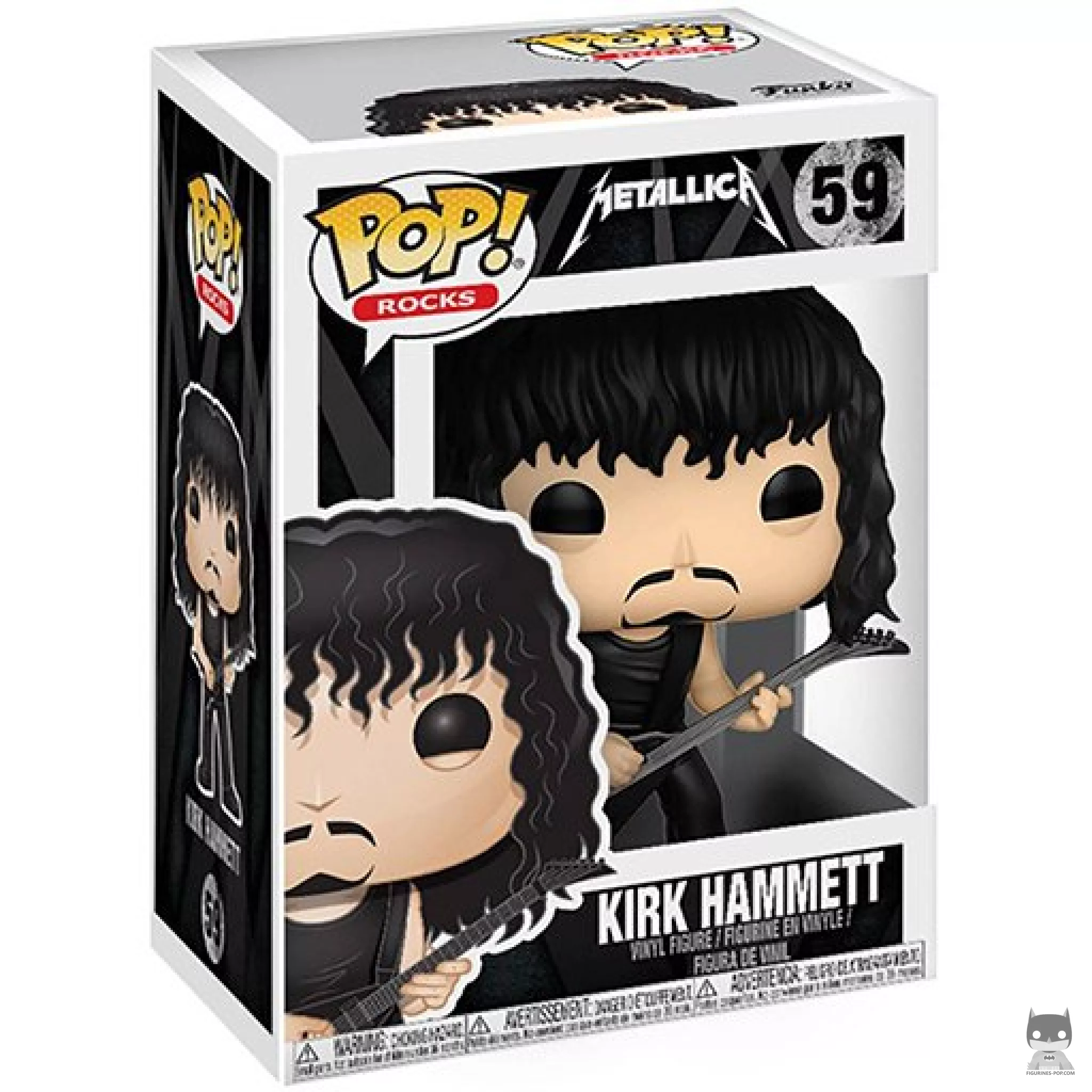 Figurine Funko POP Kirk Hammett avec boîte