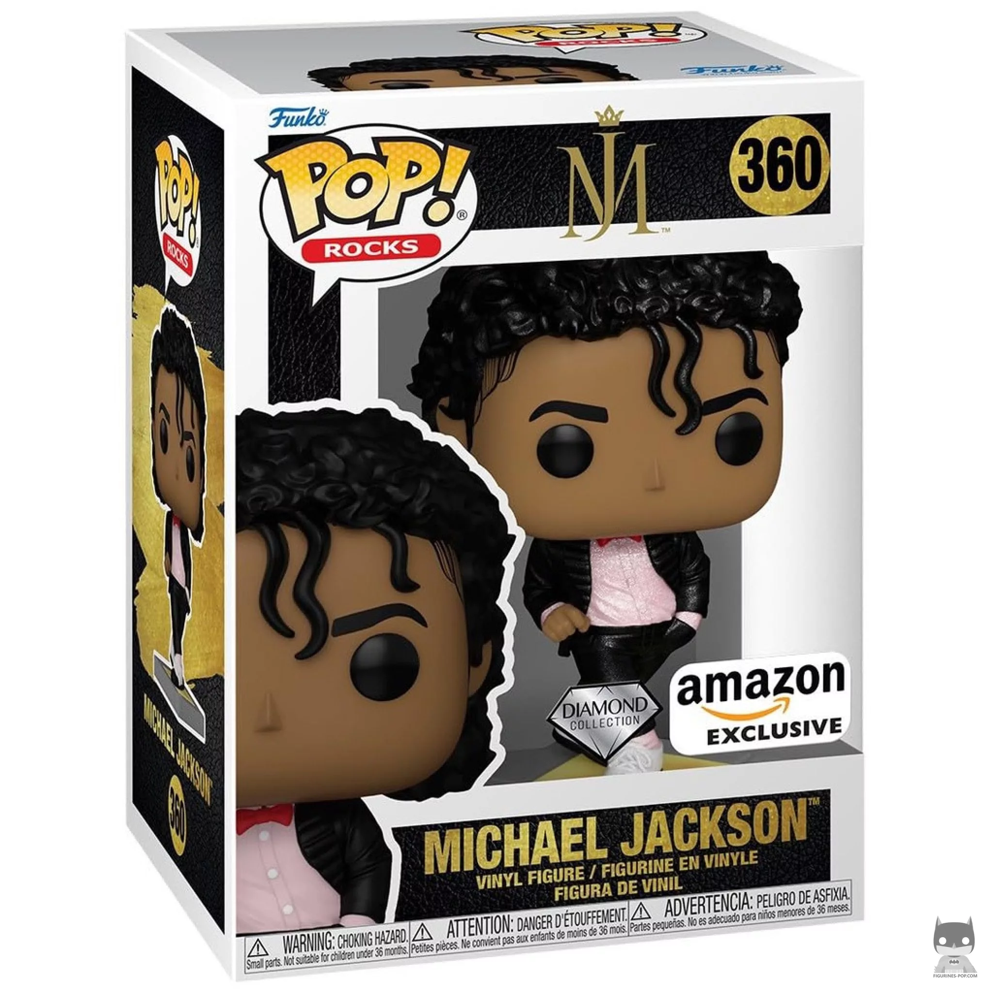 Figurine Funko POP Michael Jackson (Billie Jean) (Diamond Glitter) avec boîte