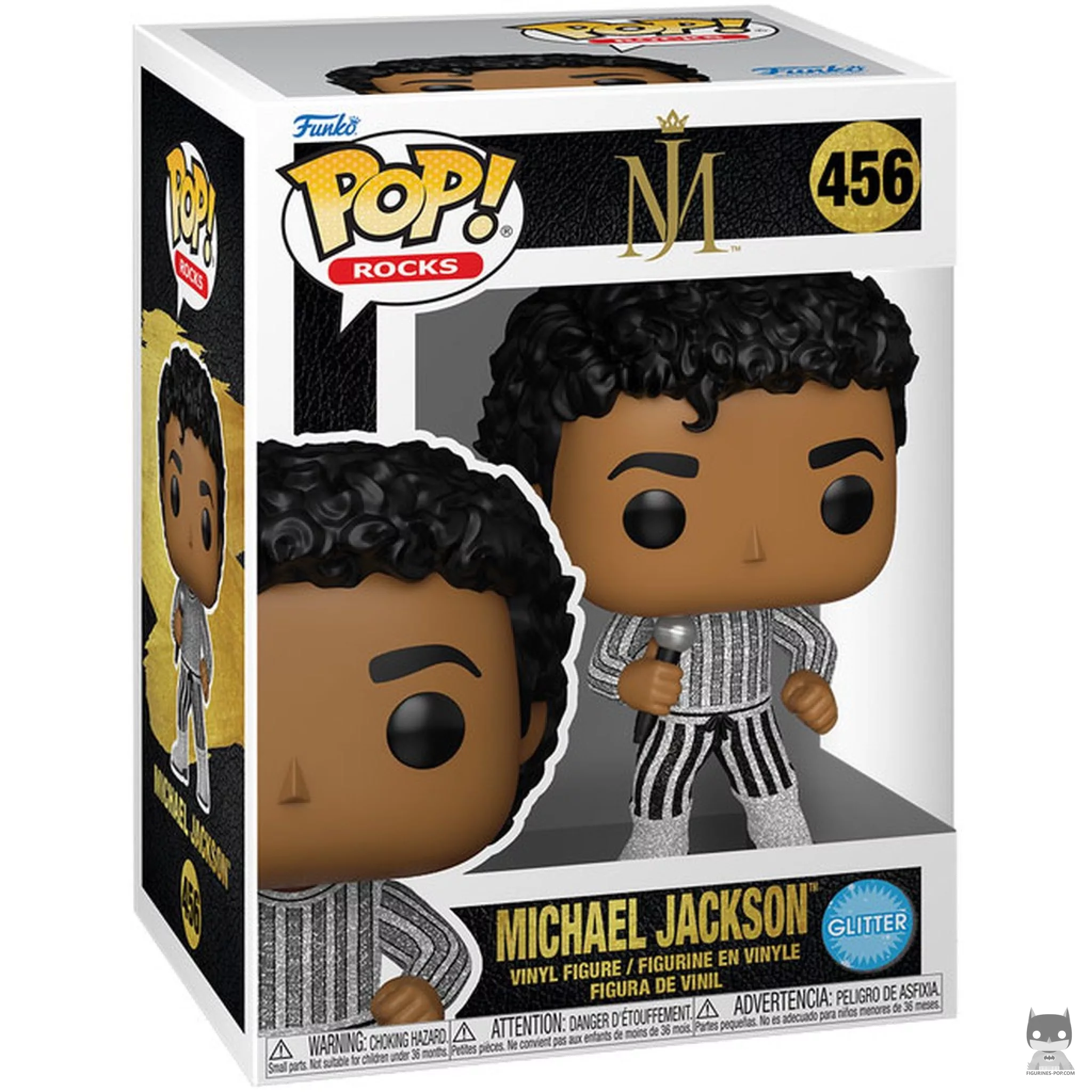 Figurine Funko POP Michael Jackson (Rock With You) (Glitter) avec boîte