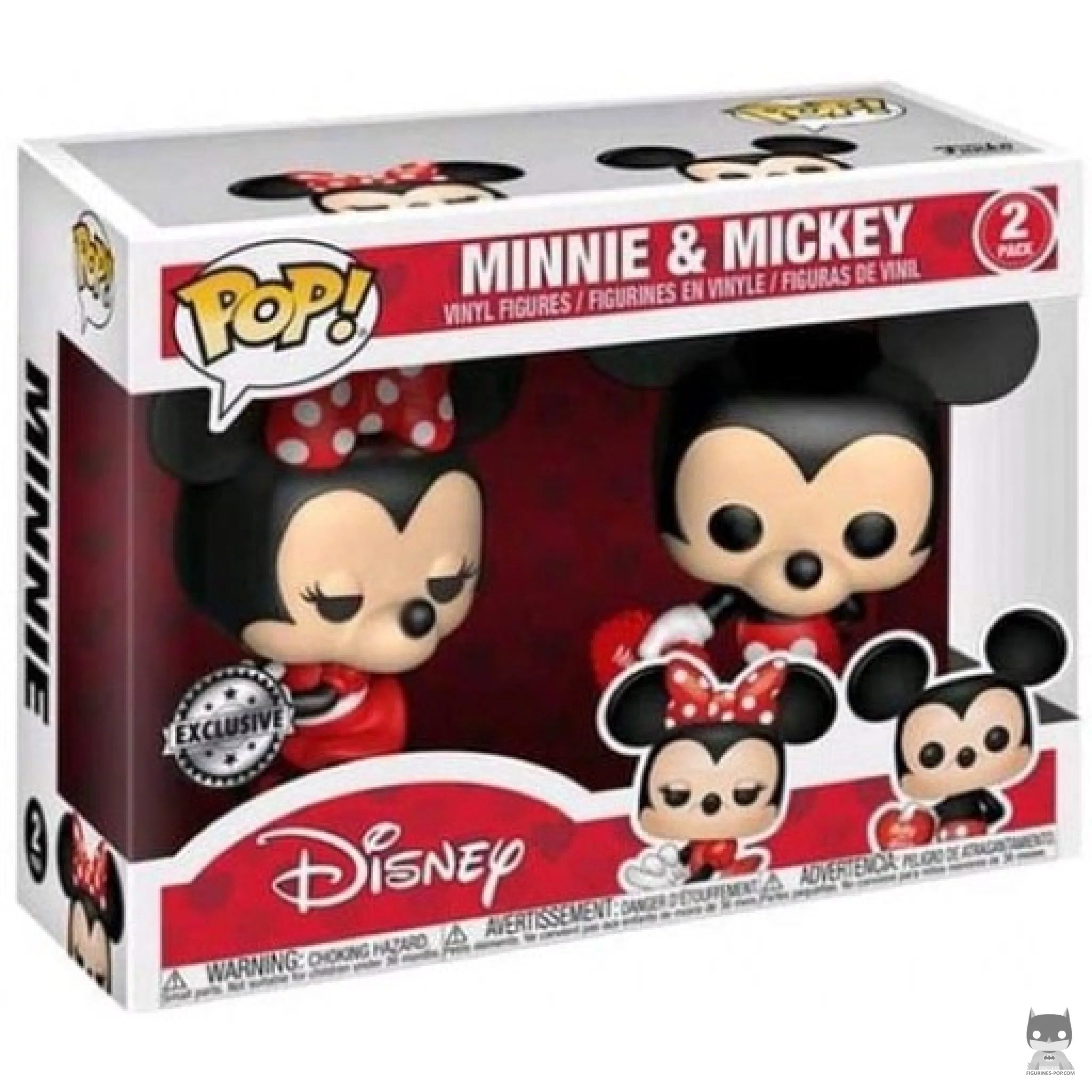 Figurine Funko POP Mickey & Minnie Saint Valentin avec boîte