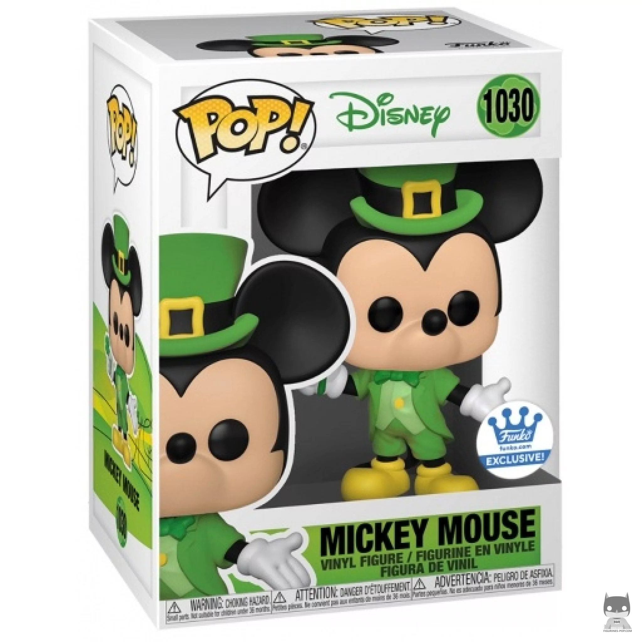 Figurine Funko POP Mickey Mouse Saint Patrick avec boîte