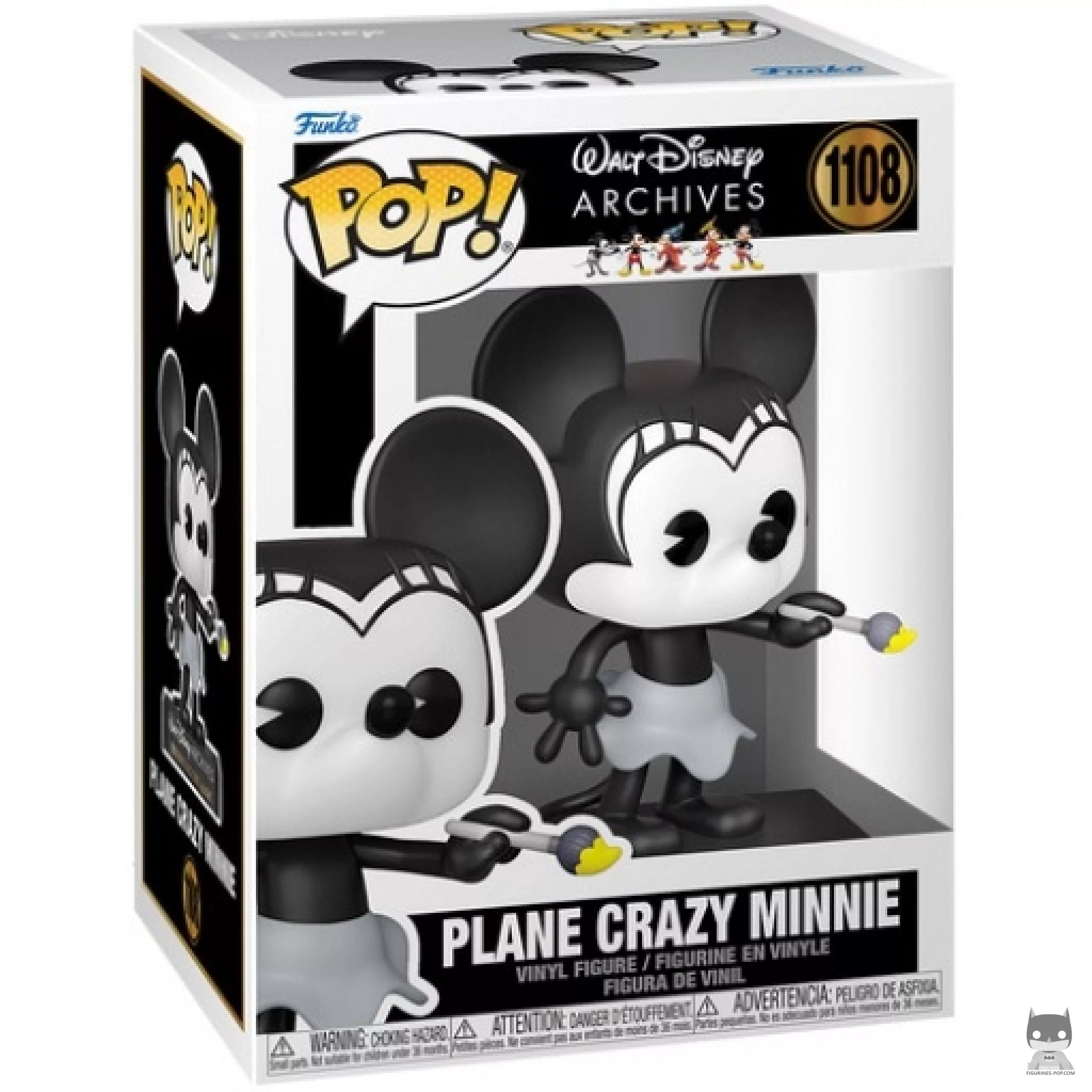 Figurine Funko POP Plane Crazy Minnie 1928 avec boîte