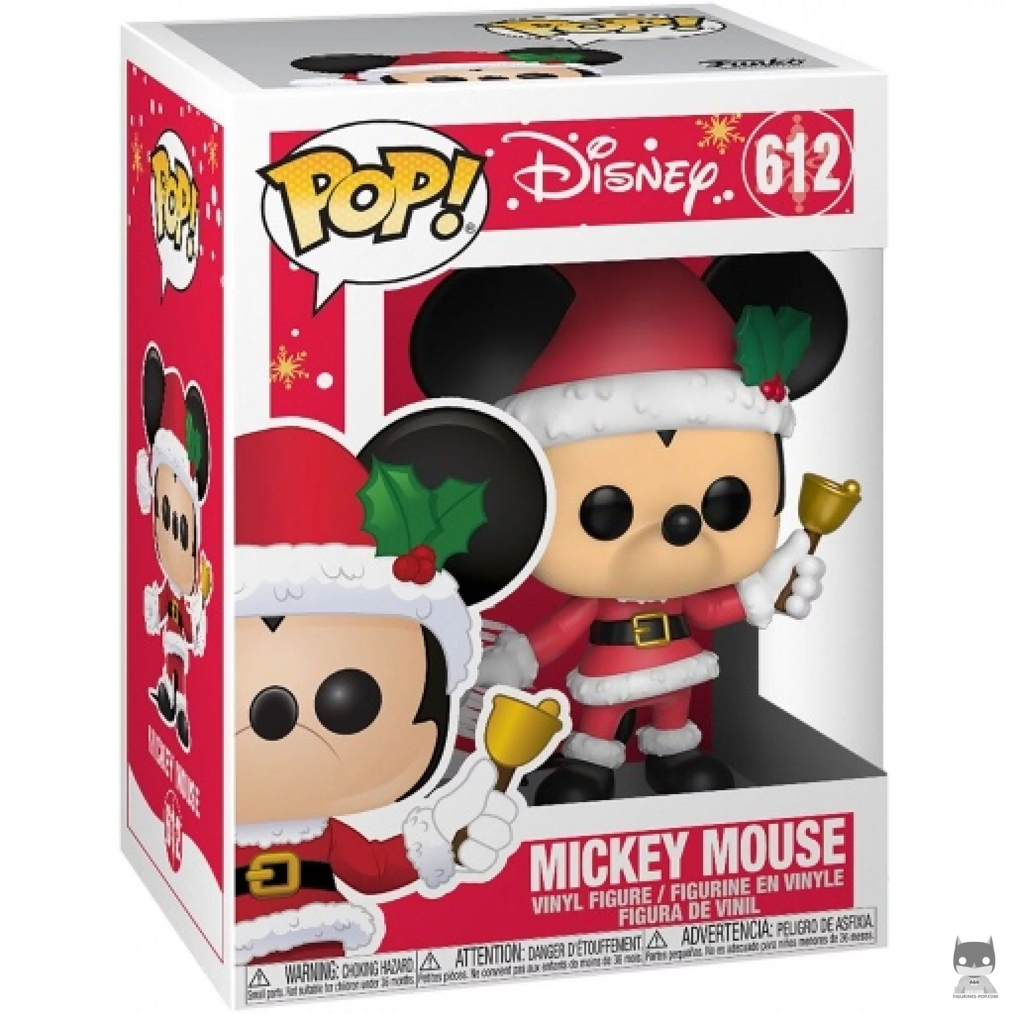 Figurine Funko POP Mickey Mouse Noël avec boîte