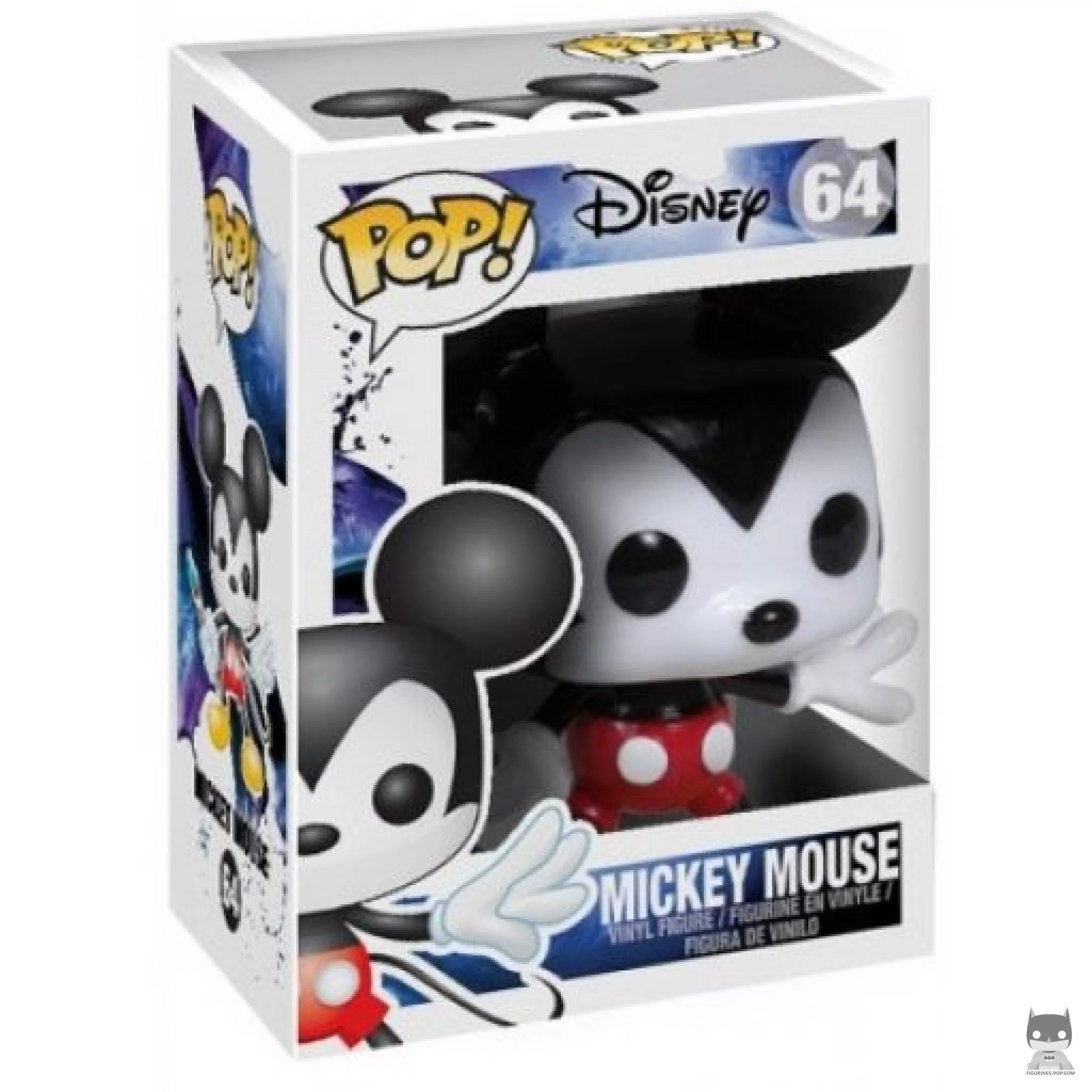 Figurine Funko POP Mickey Mouse avec pinceau avec boîte