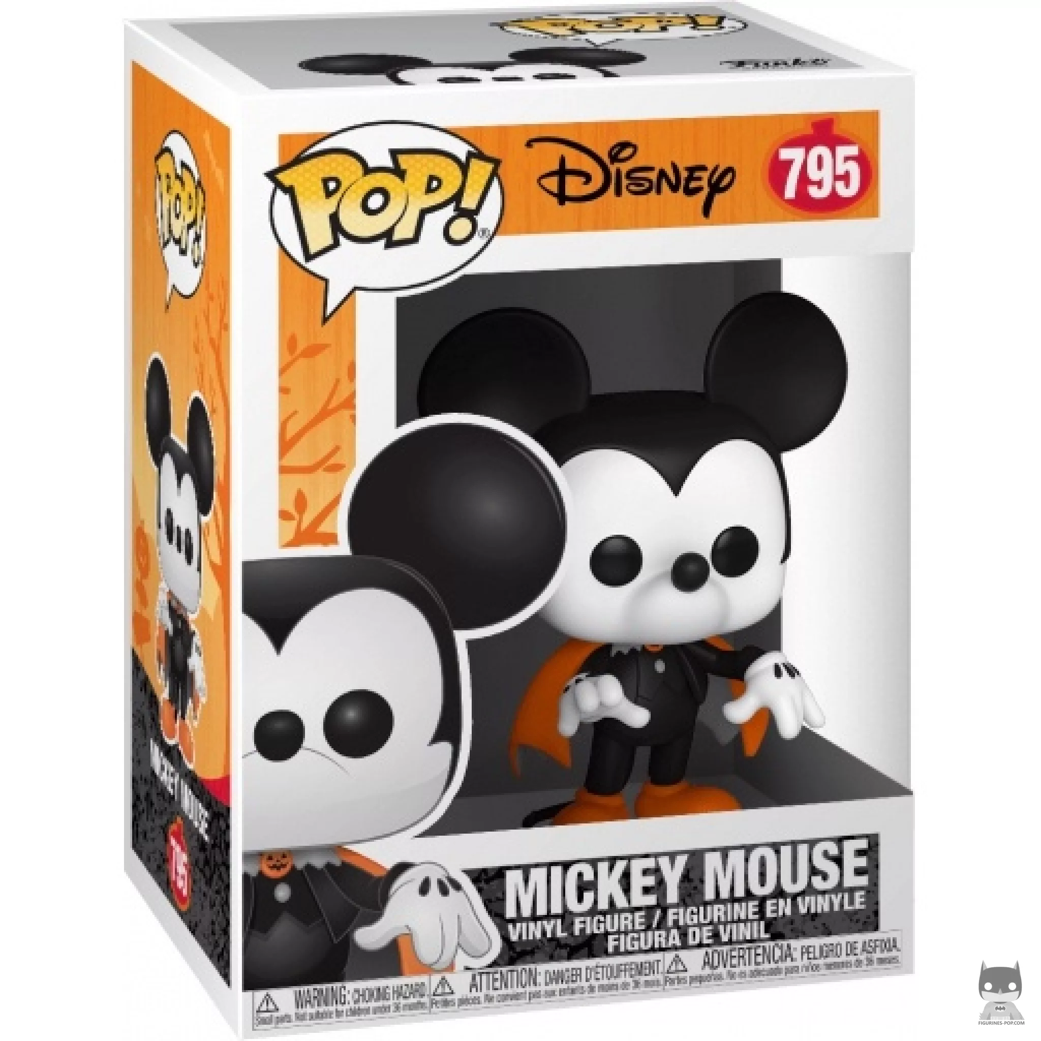 Figurine Funko POP Mickey Mouse Halloween avec boîte