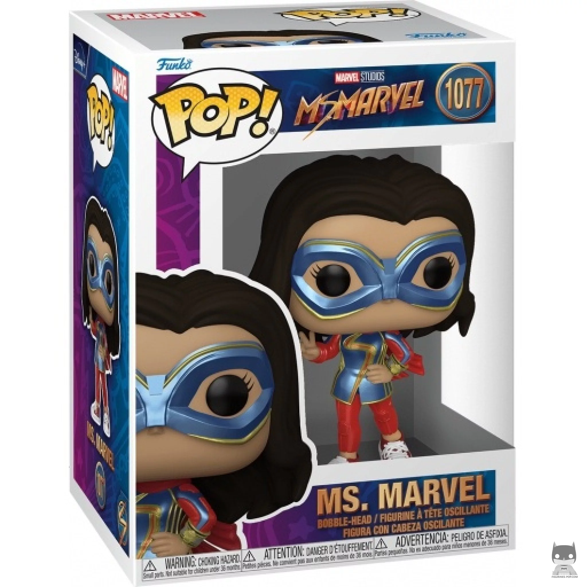 Figurine Funko POP Ms. Marvel avec boîte