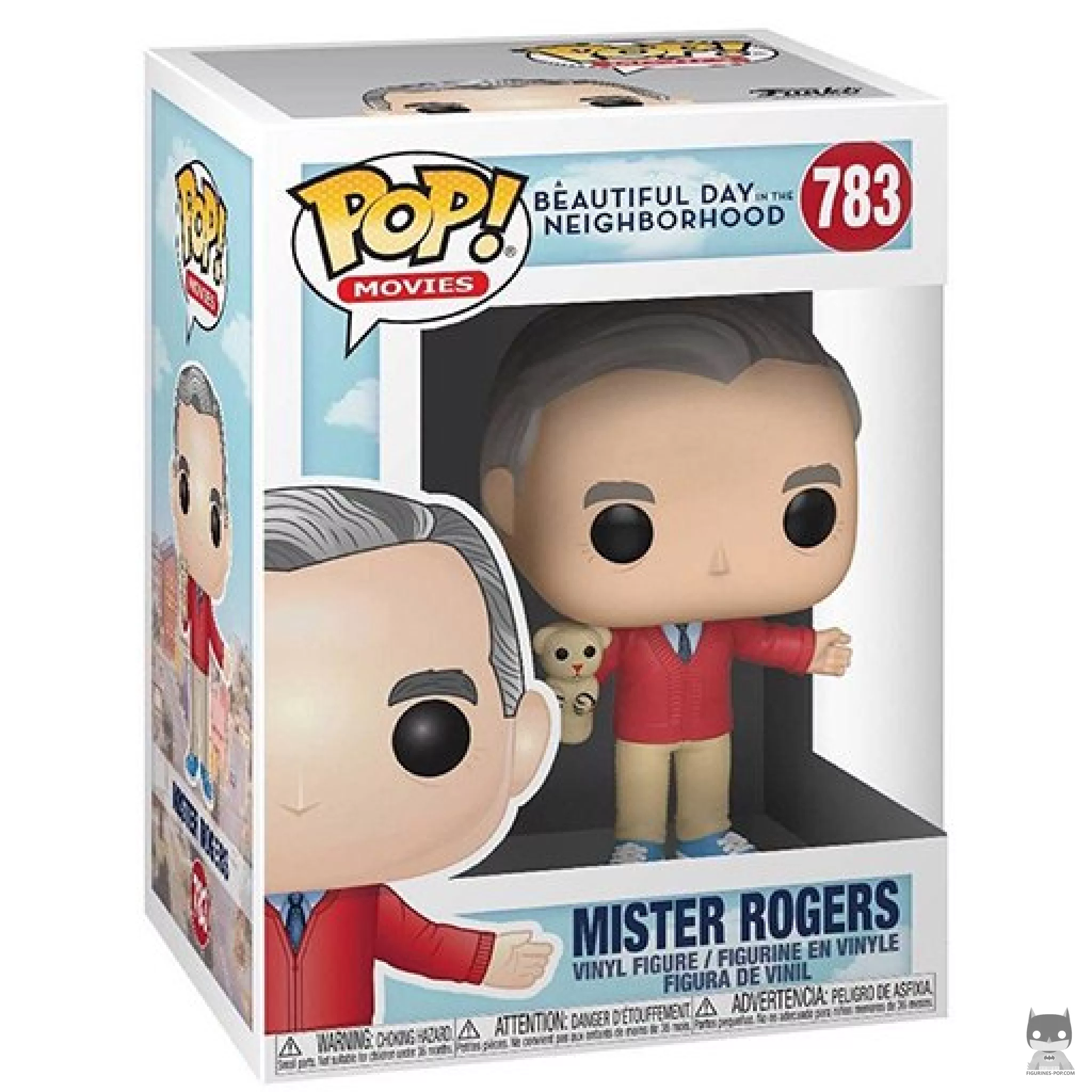 Figurine Funko POP Mister Rogers (A Beautiful Day in the Neighborhood) avec boîte