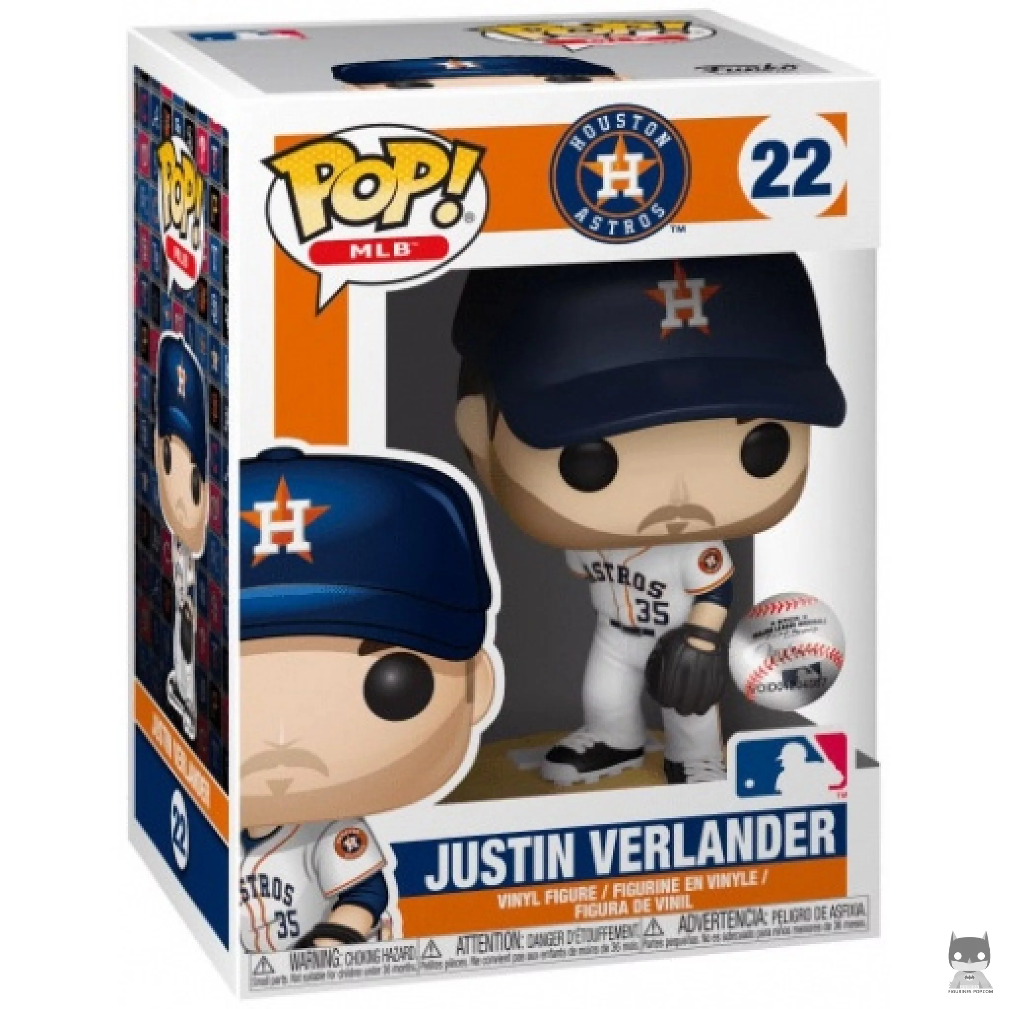 Figurine Funko POP Justin Verlander avec boîte