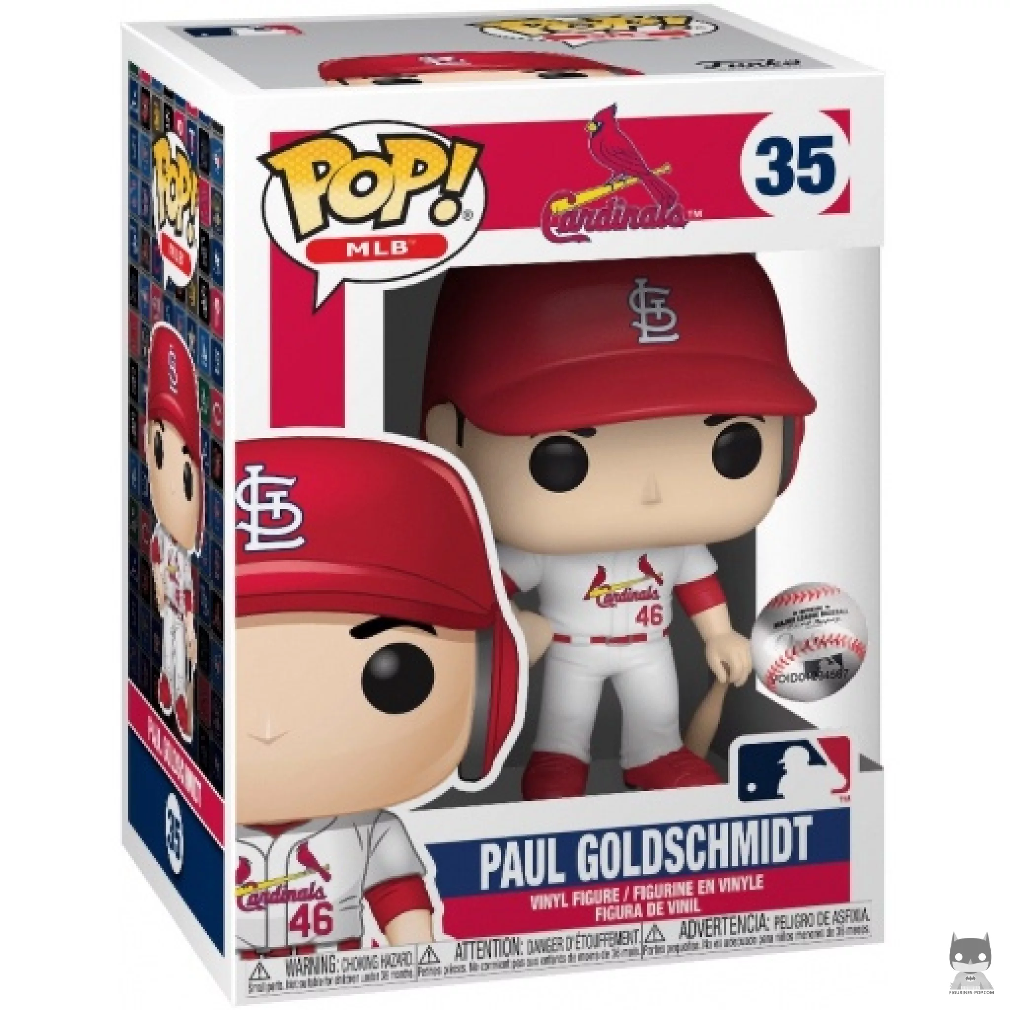 Figurine Funko POP Paul Goldschmidt avec boîte