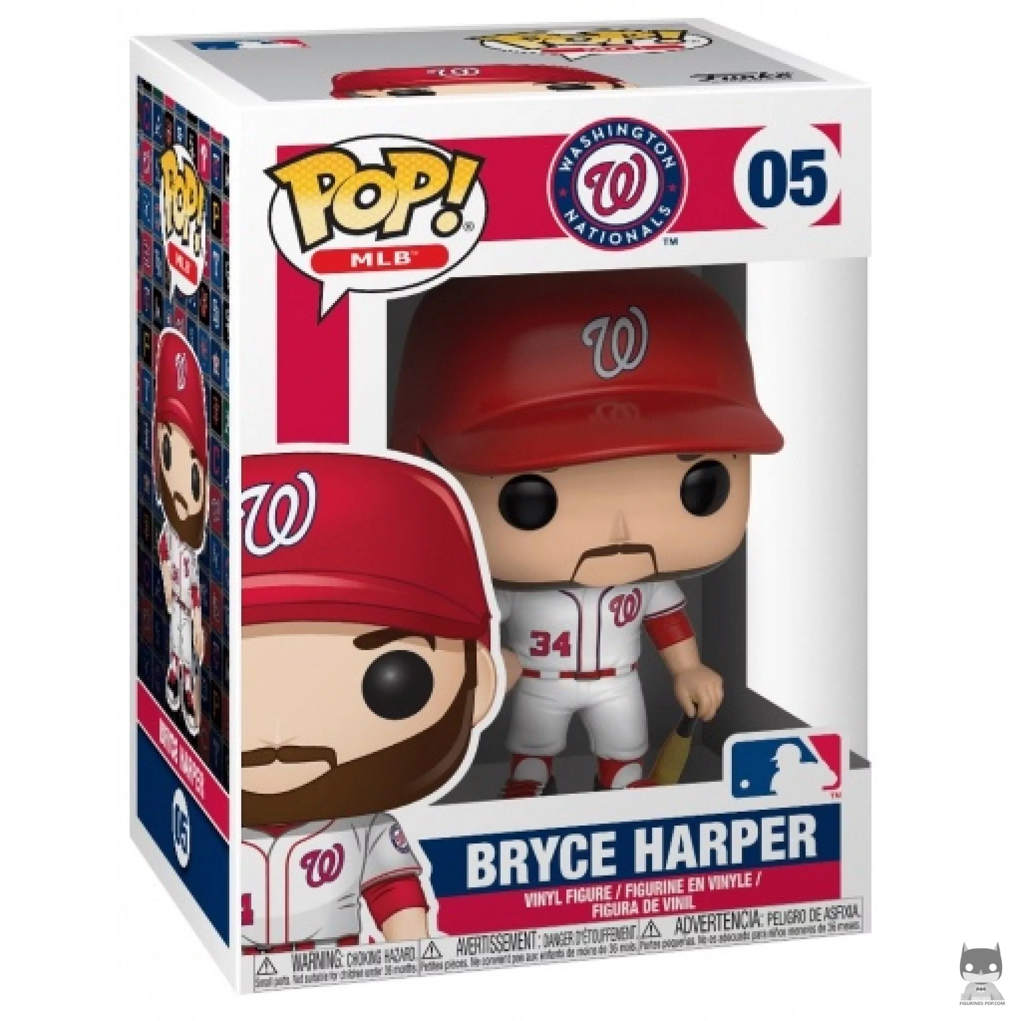 Figurine Funko POP Bryce Harper avec boîte